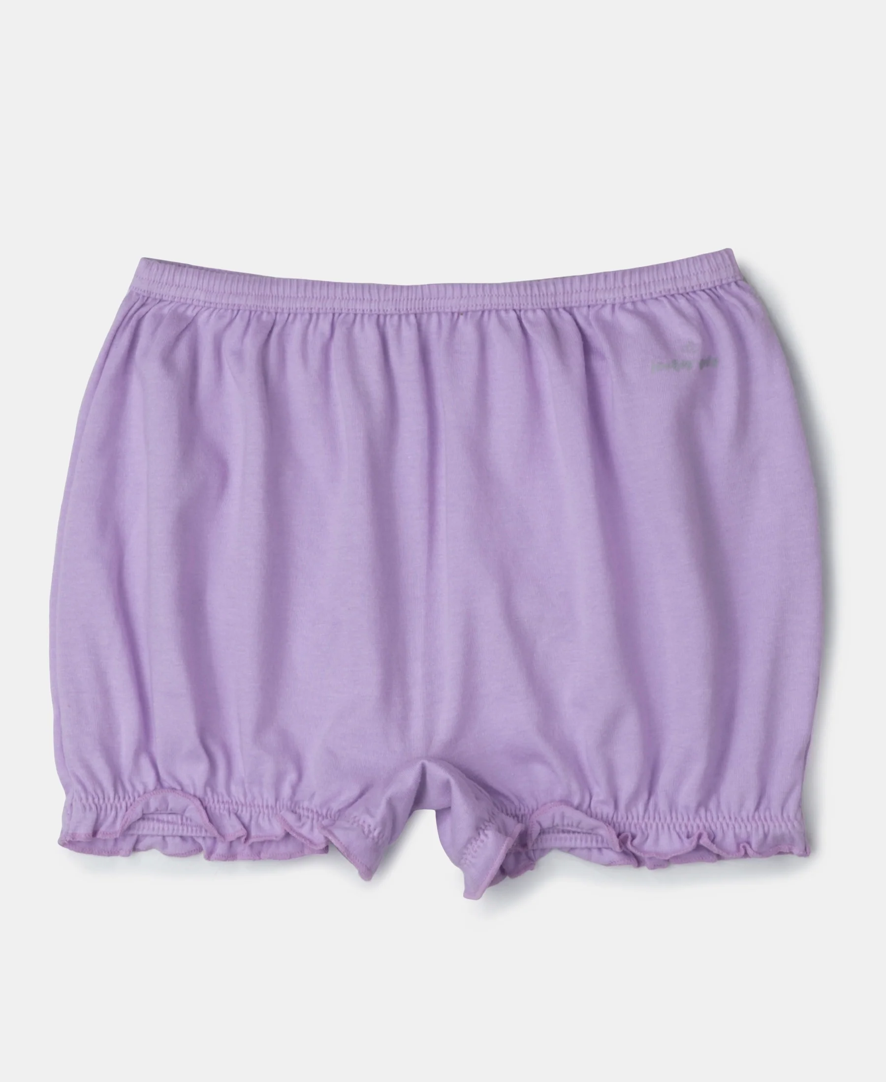 Super Combed Cotton Bloomers with Ultrasoft Waistband - Blue Depths, Lavendula & Angel Blue (Pack of 3) - Image 4