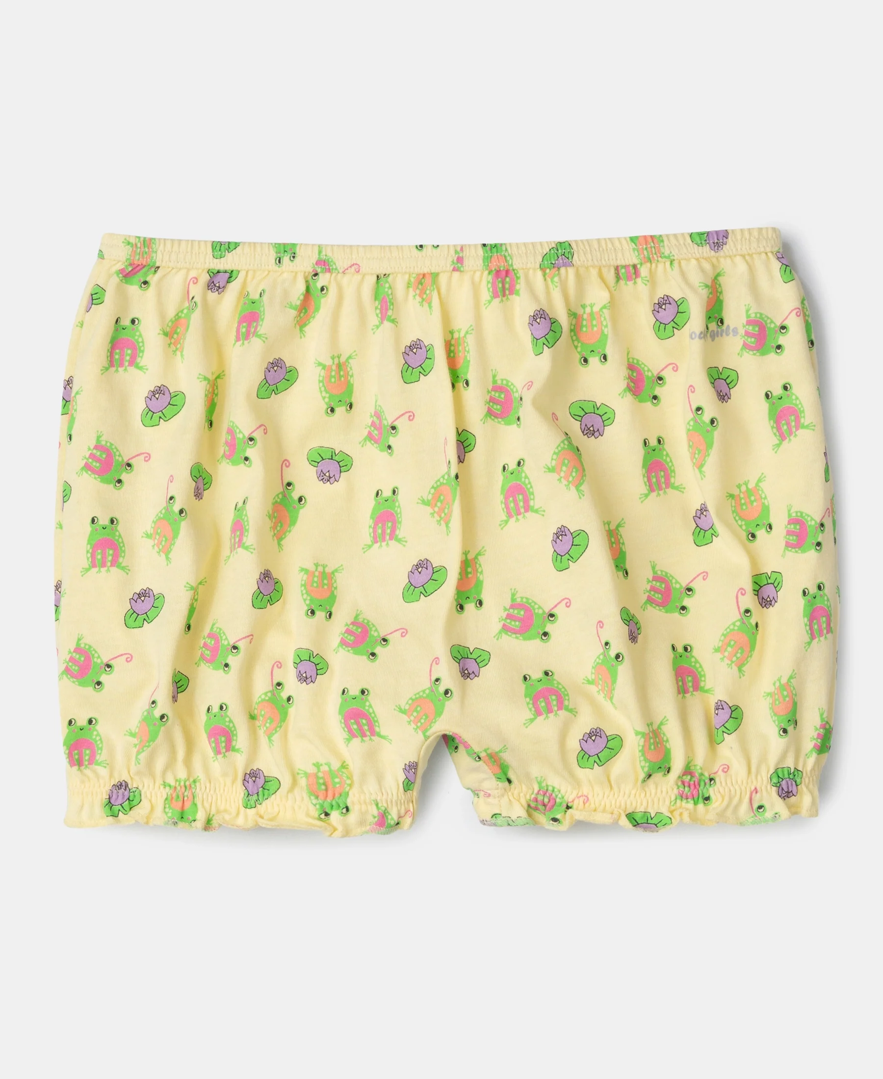 Super Combed Cotton Bloomers with Ultrasoft Waistband - Fairy Tale, Blue Depths & Lemon Meringue (Pack of 3) - Image 2