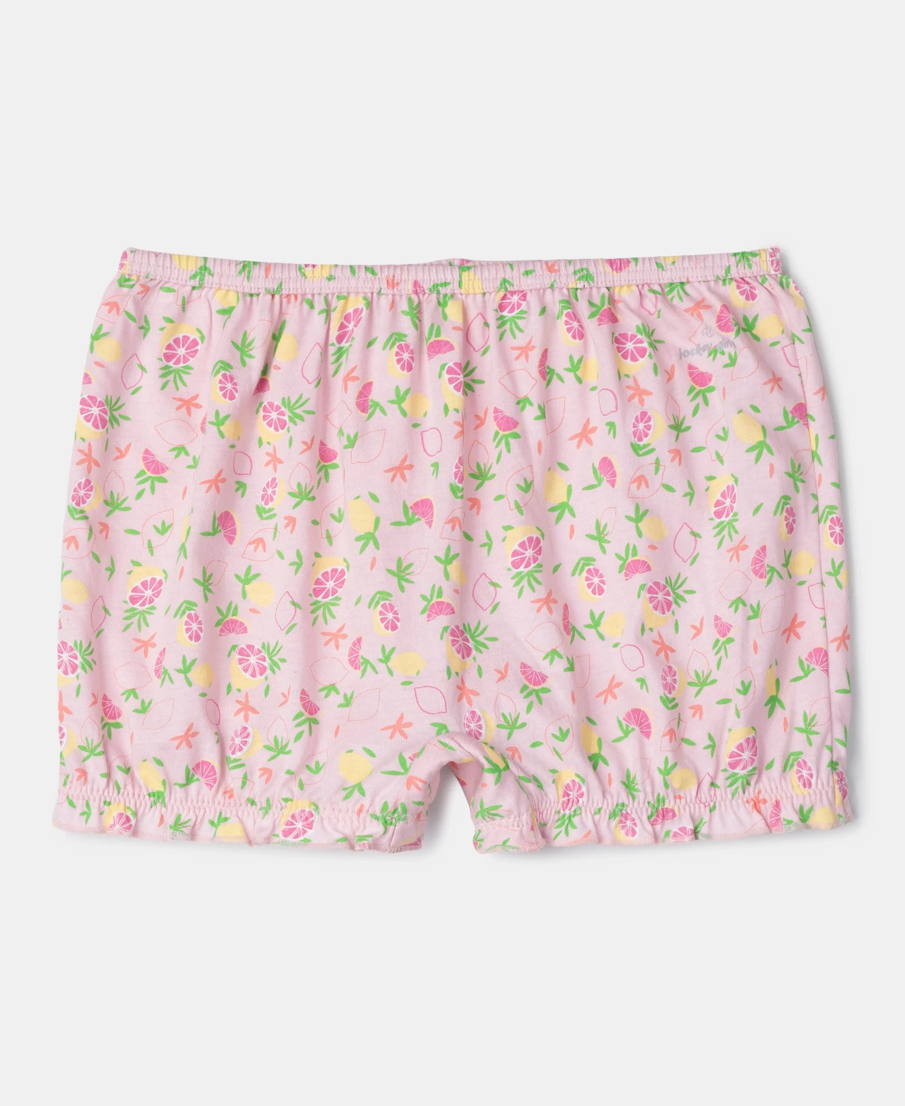 Super Combed Cotton Bloomers with Ultrasoft Waistband - Fairy Tale, Blue Depths & Lemon Meringue (Pack of 3) - Image 4