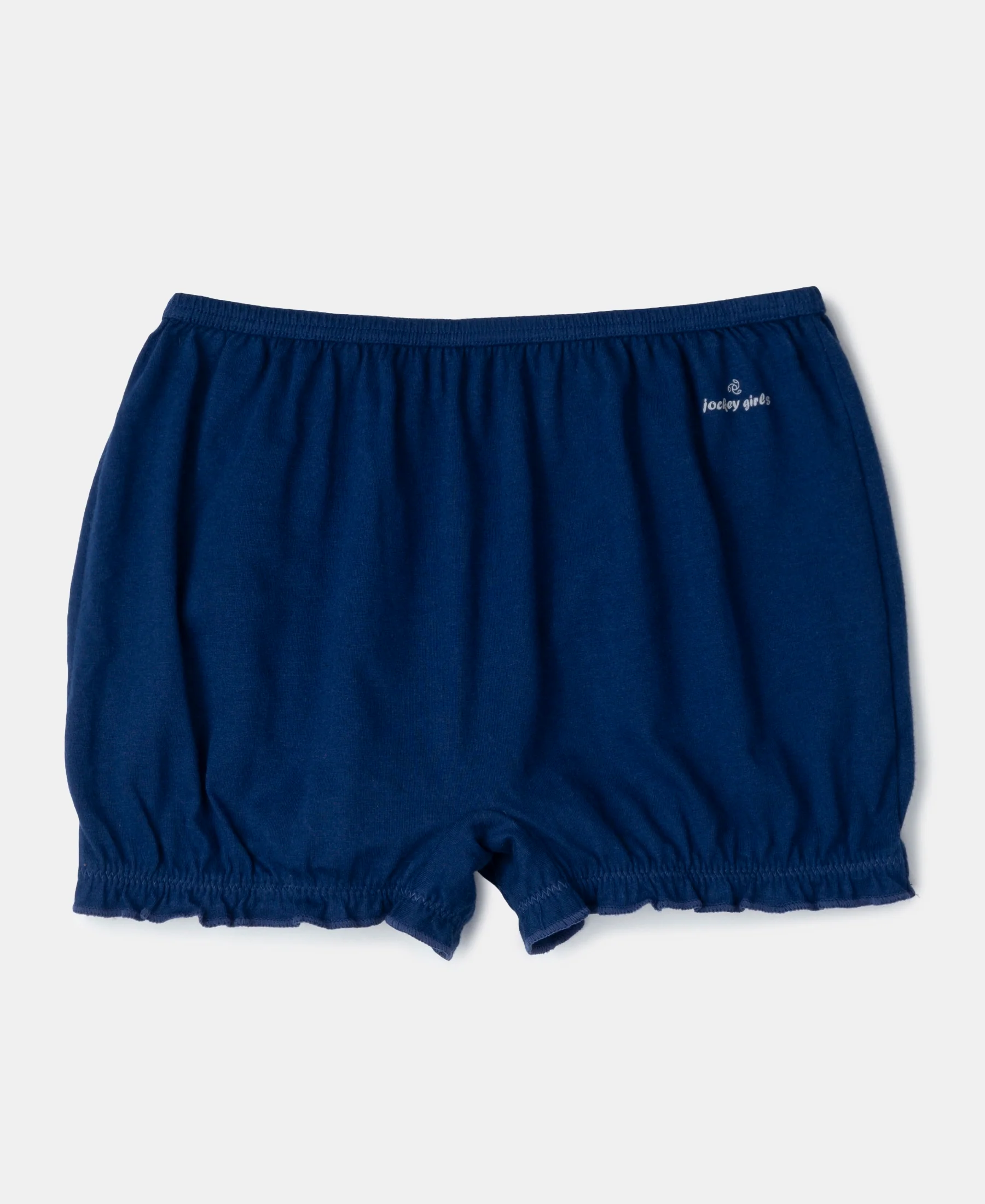 Super Combed Cotton Bloomers with Ultrasoft Waistband - Fairy Tale, Blue Depths & Lemon Meringue (Pack of 3) - Image 7