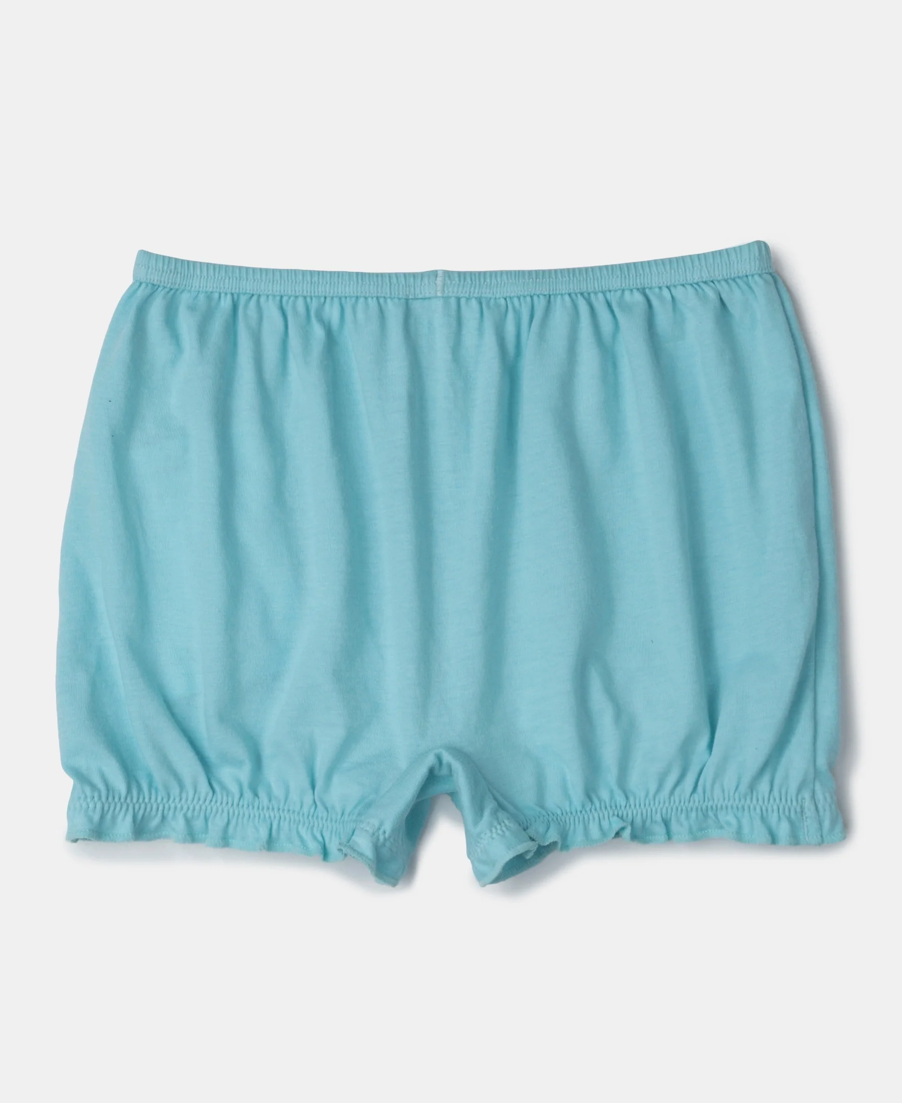 Super Combed Cotton Bloomers with Ultrasoft Waistband - Salmon Rose & Angel Blue (Pack of 2) - Image 6