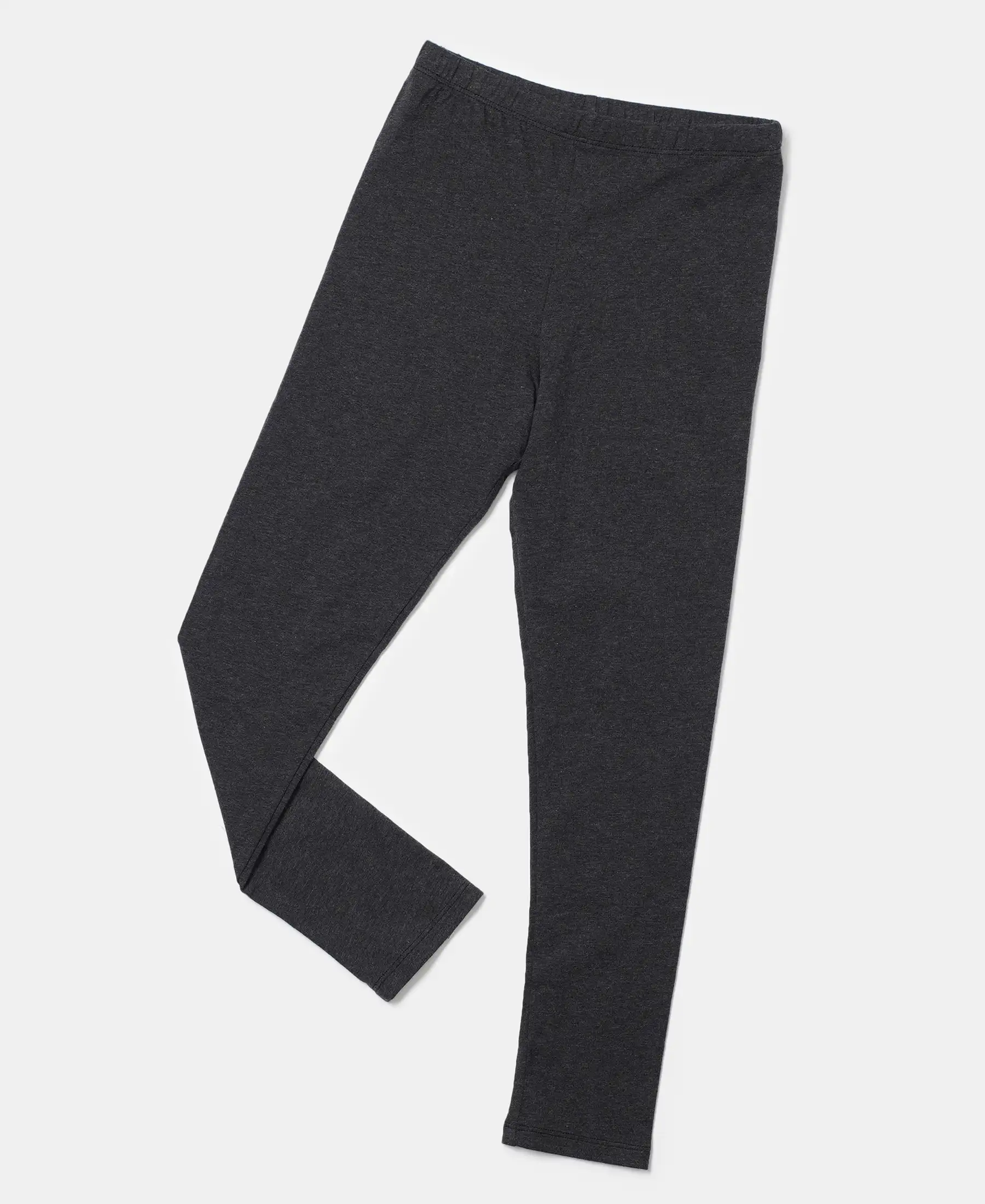 Girl's Super Combed Cotton Elastane Stretch Leggings - Assorted - Image 6