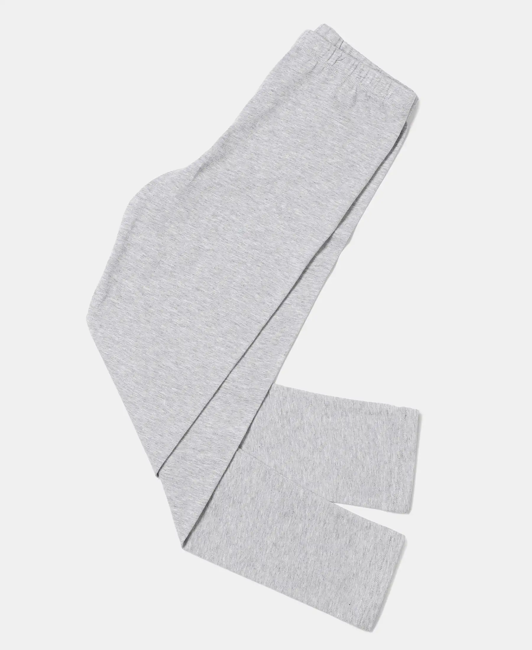 Girl's Super Combed Cotton Elastane Stretch Leggings - Assorted - Image 8