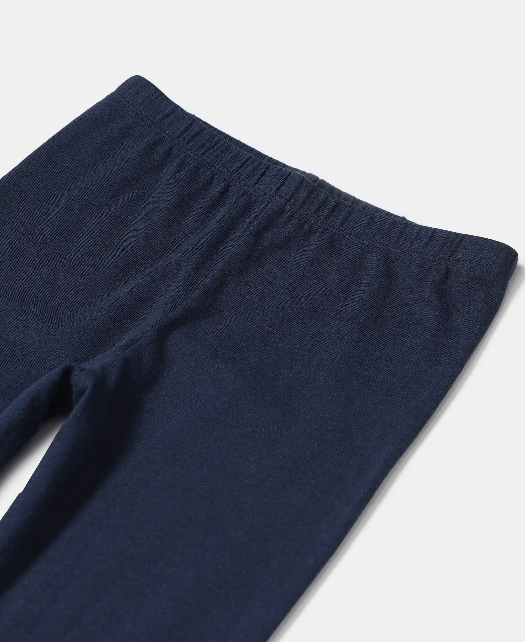 Girl's Super Combed Cotton Elastane Stretch Leggings - Assorted - Image 9