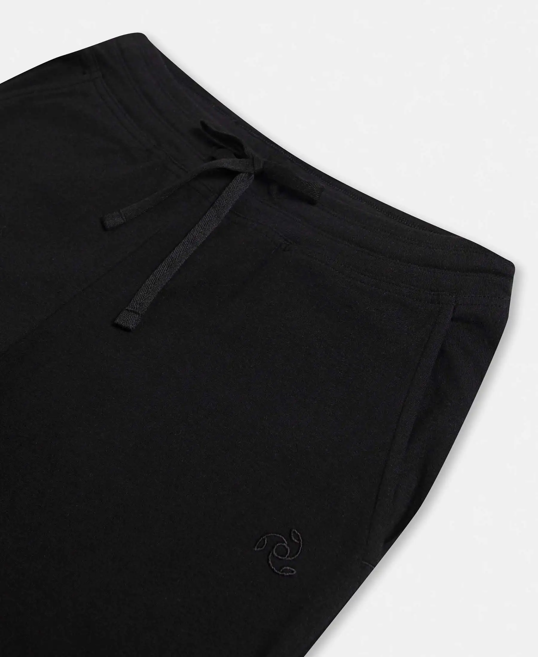 Super Combed Cotton Elastane Stretch Slim Fit Capri with Side Pockets - Black - Image 9