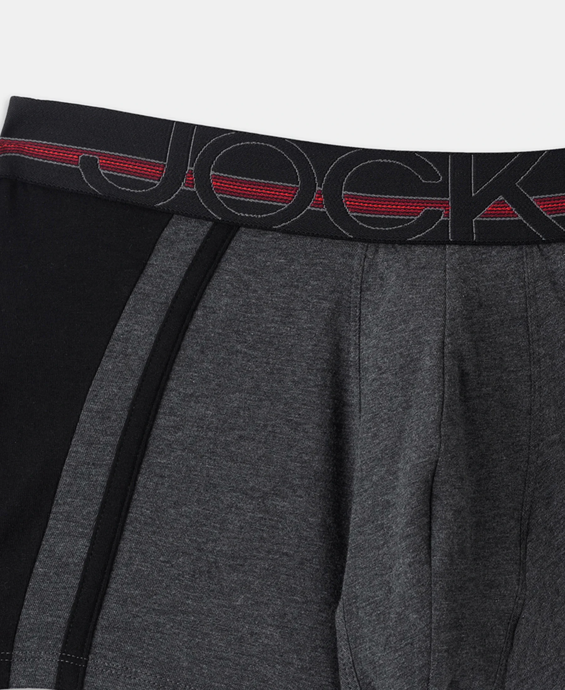 Super Combed Cotton Elastane Stretch Solid Trunk with Ultrasoft Waistband - Charcoal Melange - Image 8