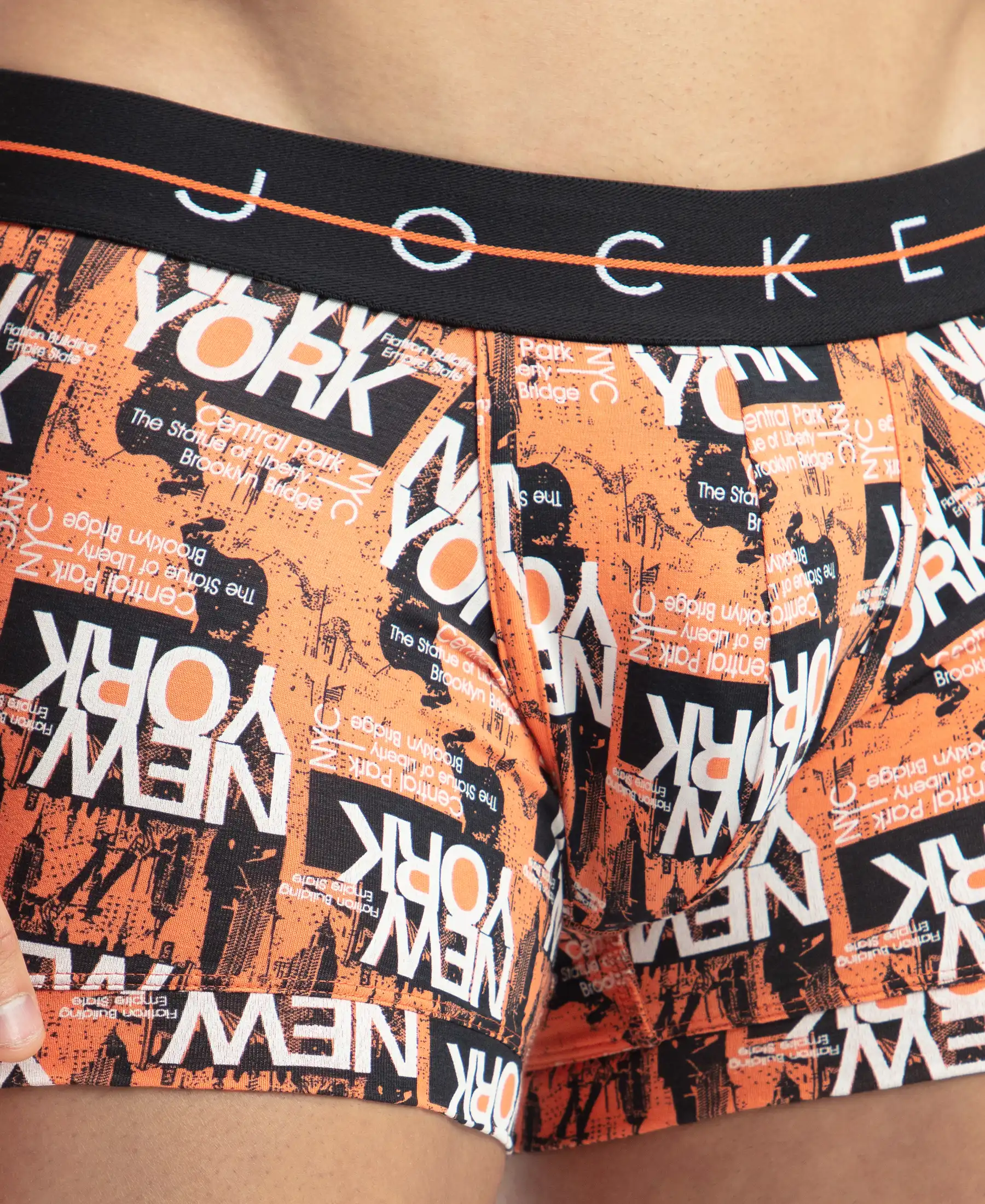 Super Combed Cotton Elastane Stretch Printed Trunk with Ultrasoft Waistband - Flamingo - Image 7