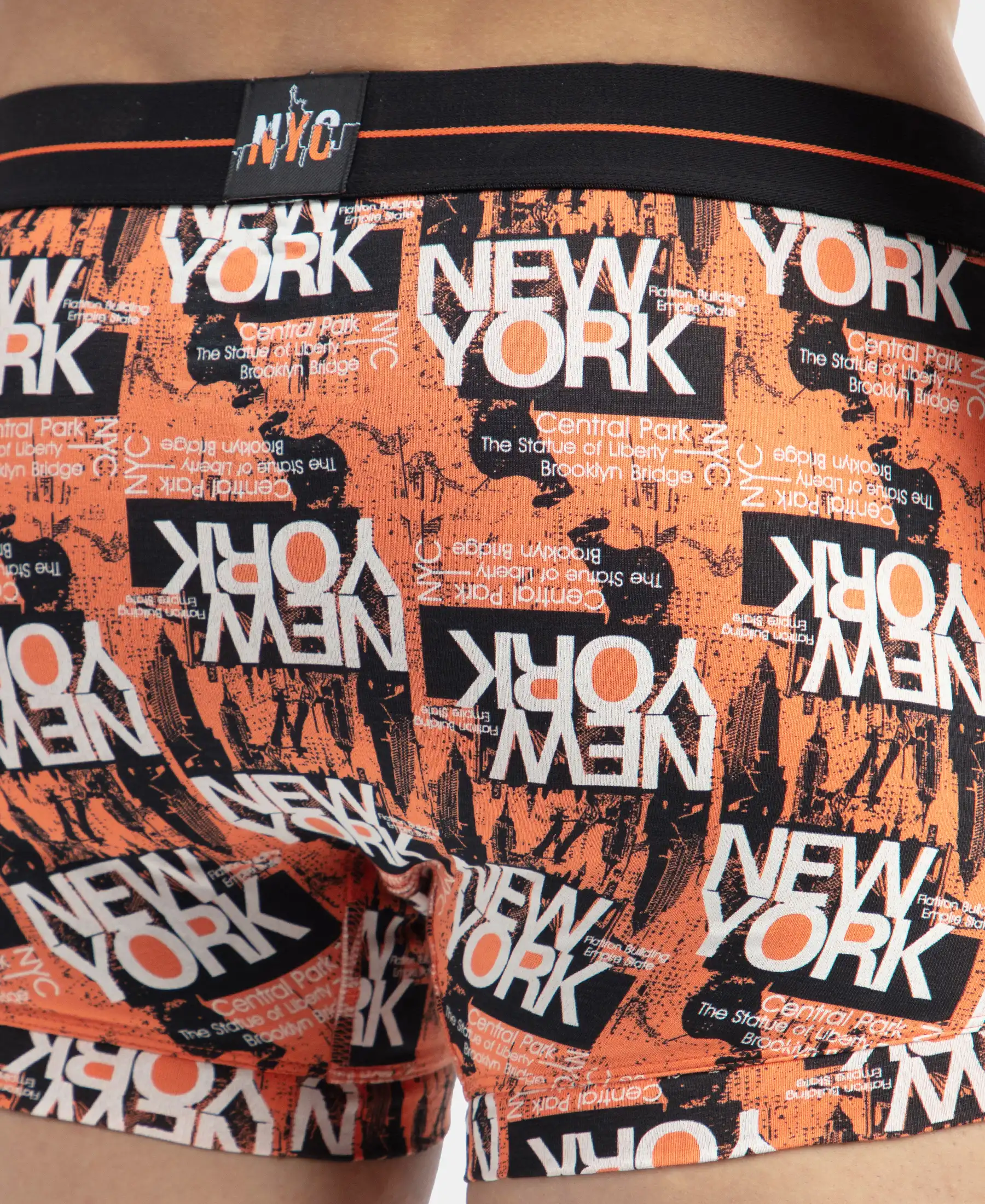 Super Combed Cotton Elastane Stretch Printed Trunk with Ultrasoft Waistband - Flamingo - Image 8