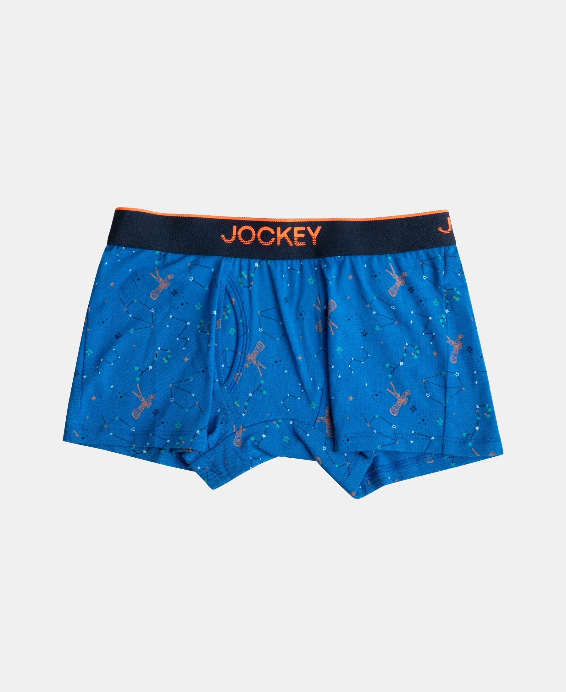 Super Combed Cotton Elastane Stretch Printed Trunk with Ultrasoft Waistband - Rich Royal Blue & Navy (Pack of 2) - Image 2