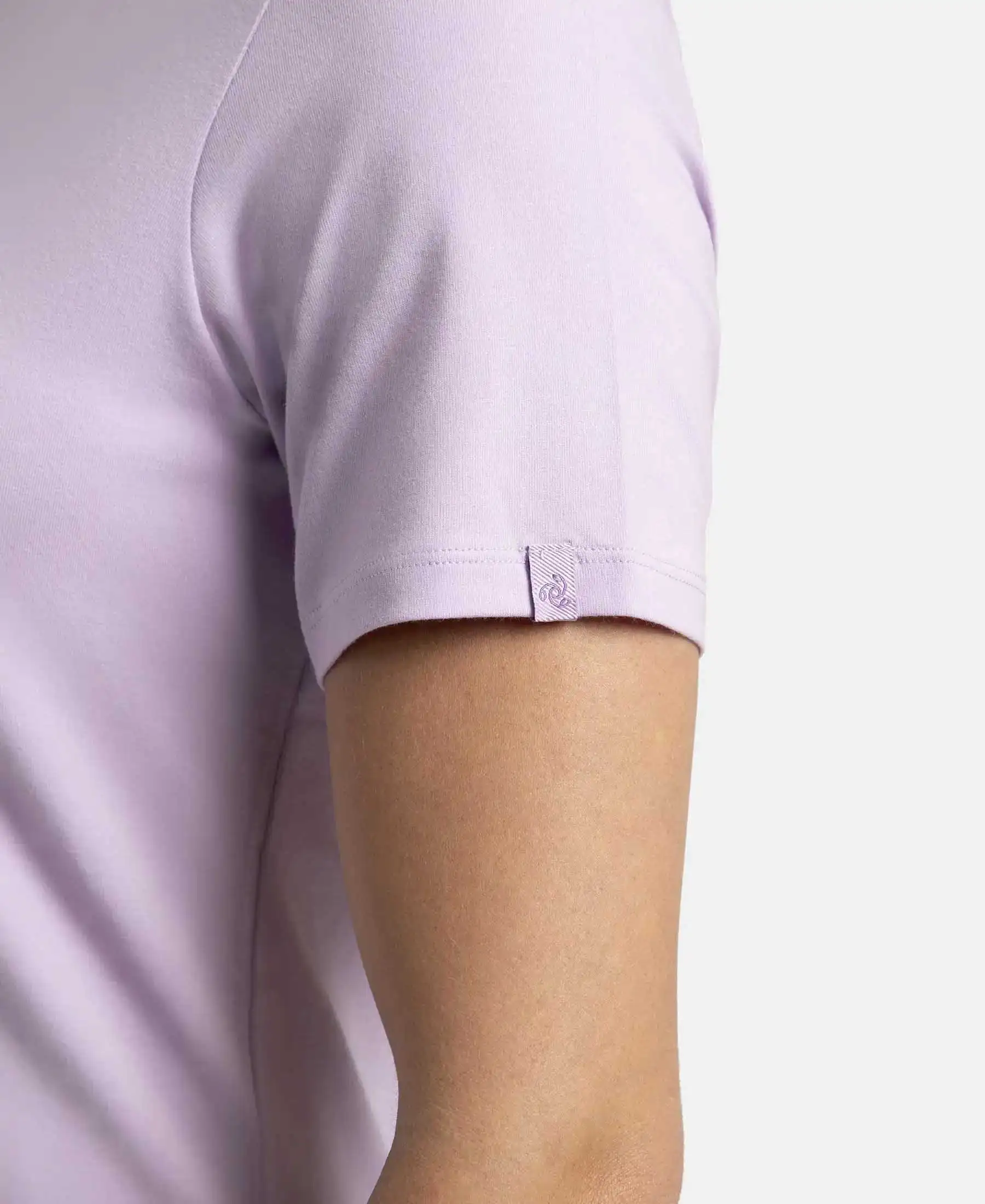 Super Combed Cotton Elastane Stretch Regular Fit Graphic Printed Round Neck Half Sleeve T-Shirt  - Orchid Bloom - Image 8