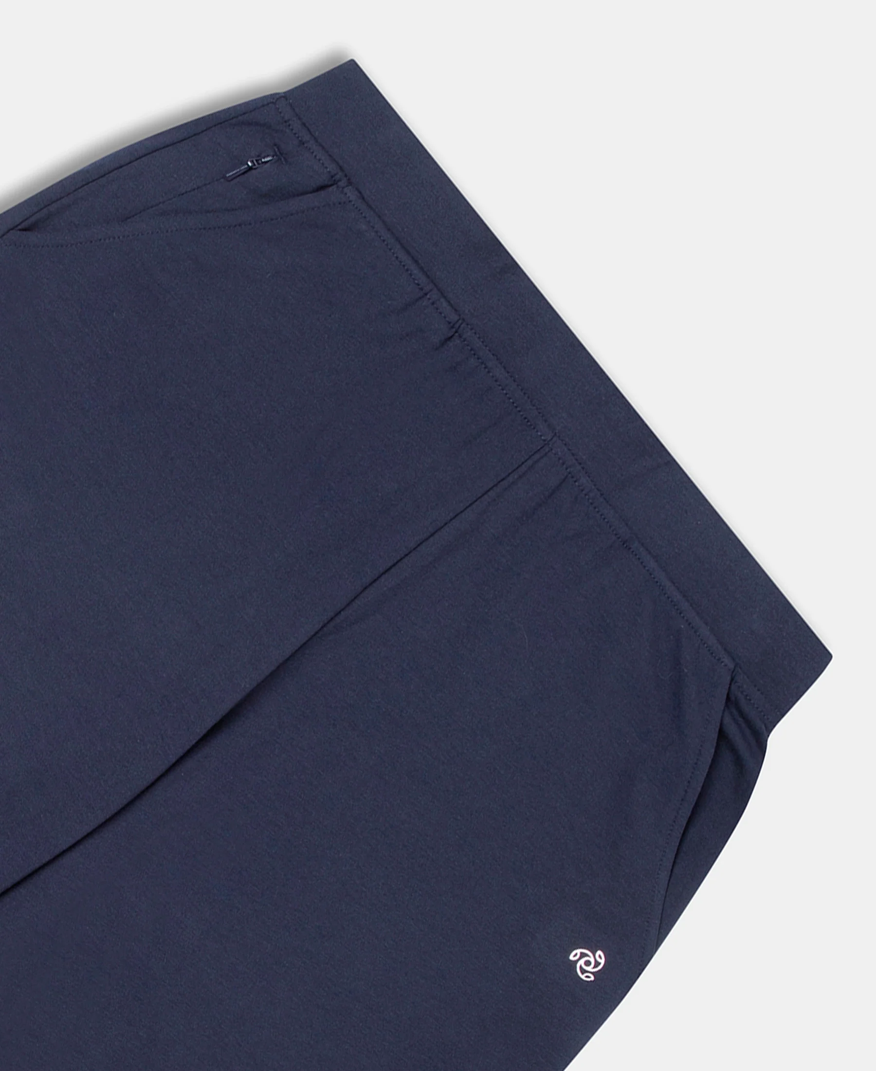 Super Combed Cotton Rich Elastane Stretch Relaxed Fit Culottes - Navy Blazer - Image 7