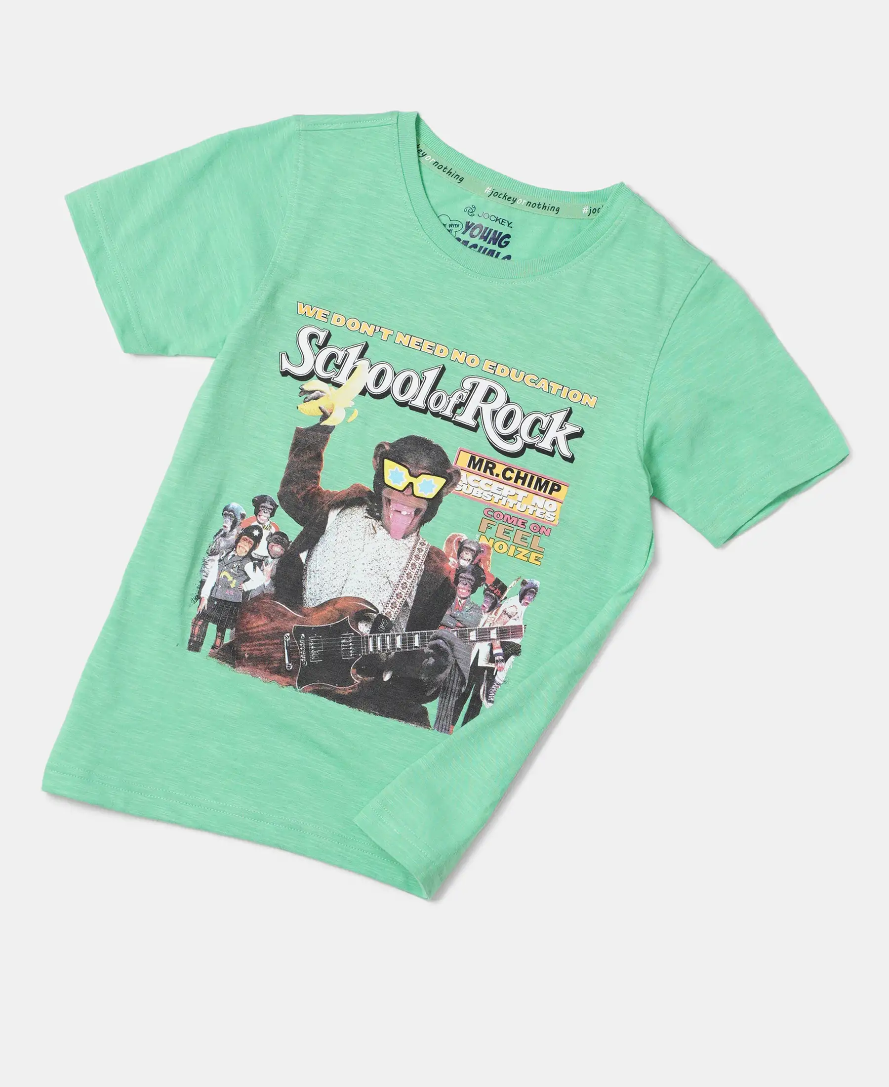 Boy's Super Combed Cotton Graphic Printed Half Sleeve T-Shirt - Spring Bouquet Printed - Image 5