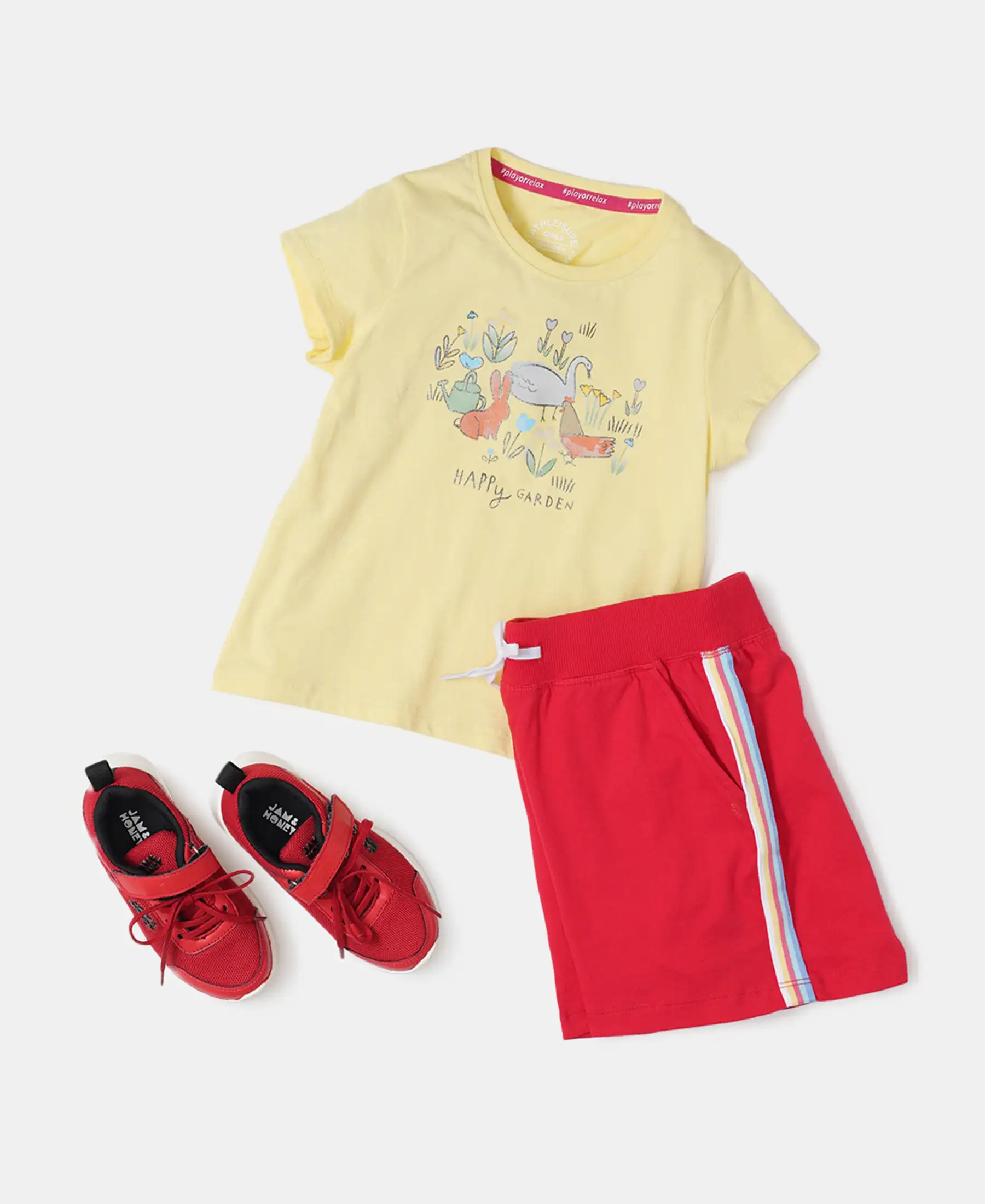 Girl's Super Combed Cotton Graphic Printed T-Shirt - Popcorn - Image 4