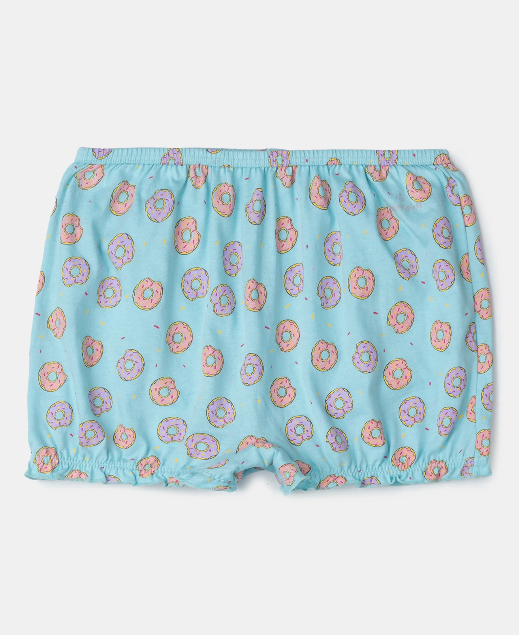 Super Combed Cotton Printed Bloomers with Ultrasoft Waistband - Angel Blue & Beetroot Pink (Pack of 2) - Image 4