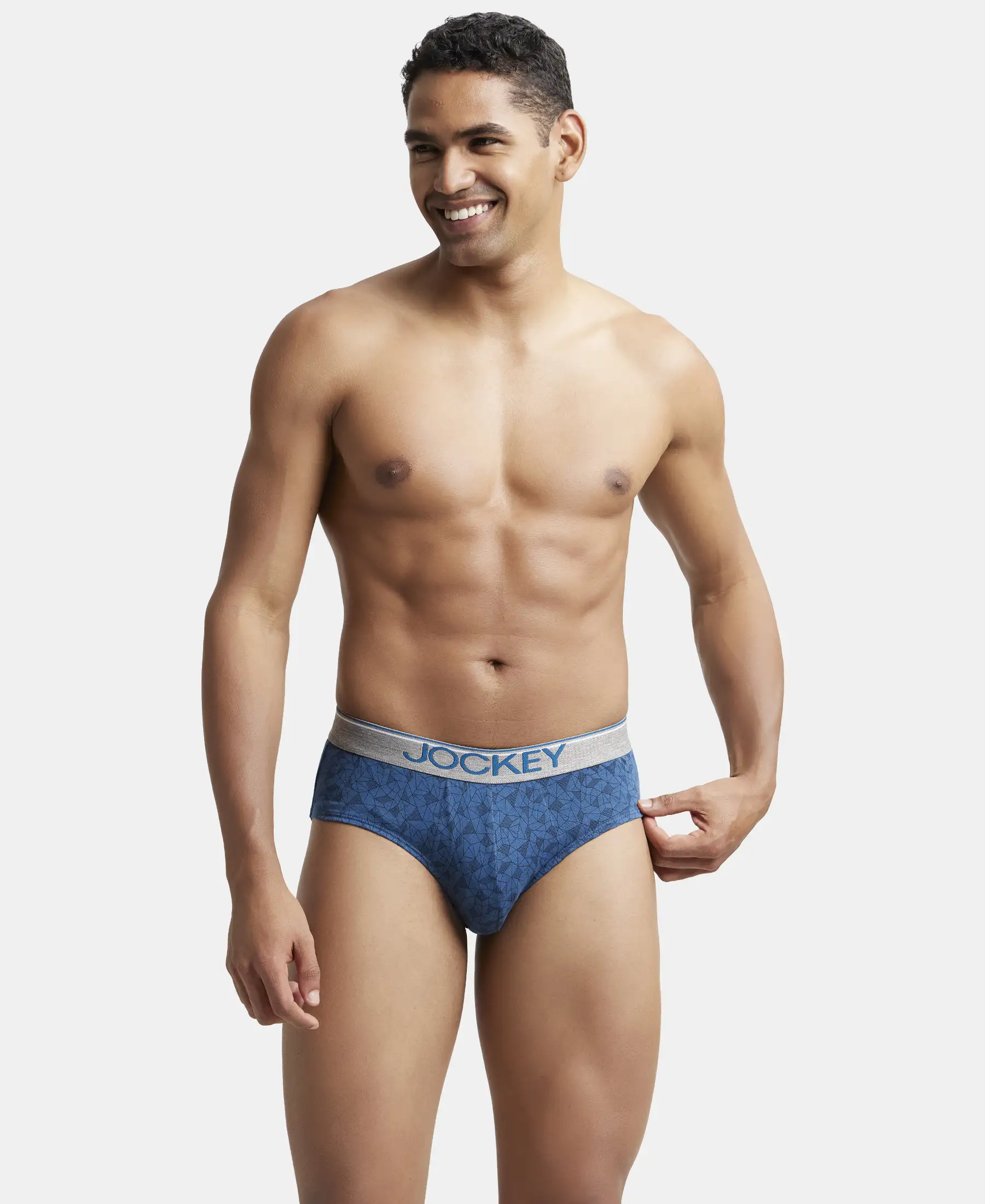Super Combed Cotton Printed Brief with Ultrasoft Waistband - Assorted (Pack of 2) - Image 16