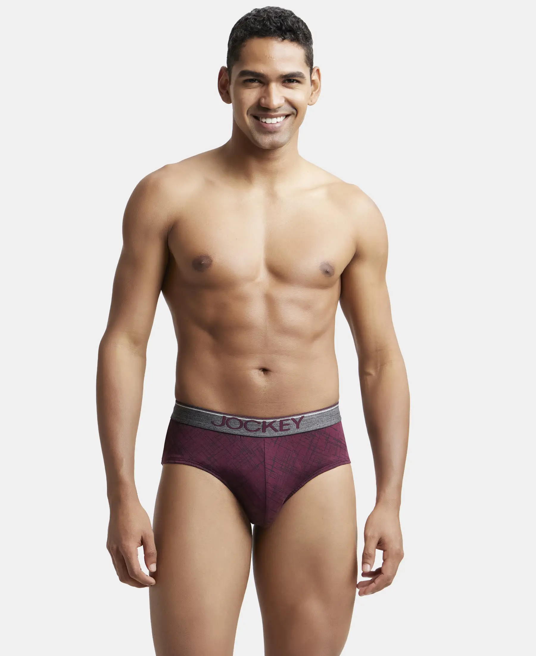 Super Combed Cotton Printed Brief with Ultrasoft Waistband - Assorted (Pack of 2) - Image 8