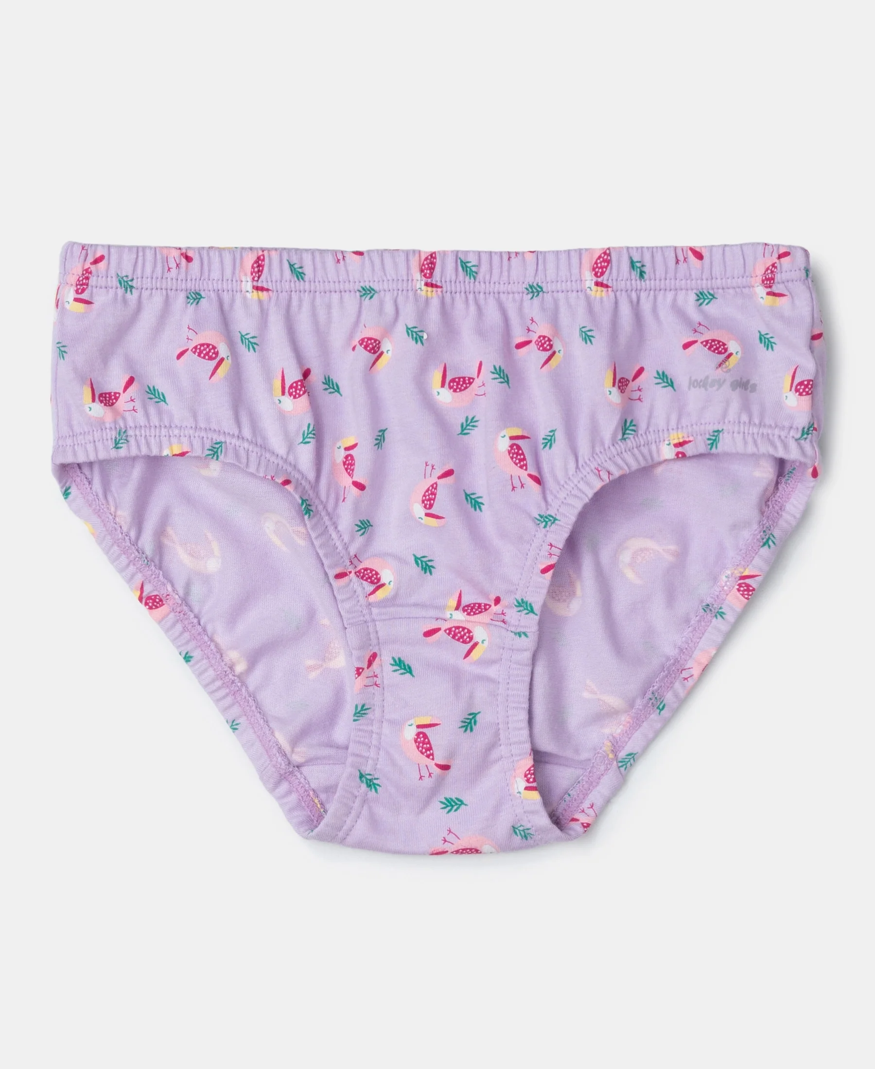 Super Combed Cotton Printed Panty with Ultrasoft Waistband - Fairy Tale, Blue Depths & Lavendula (Pack of 3) - Image 4