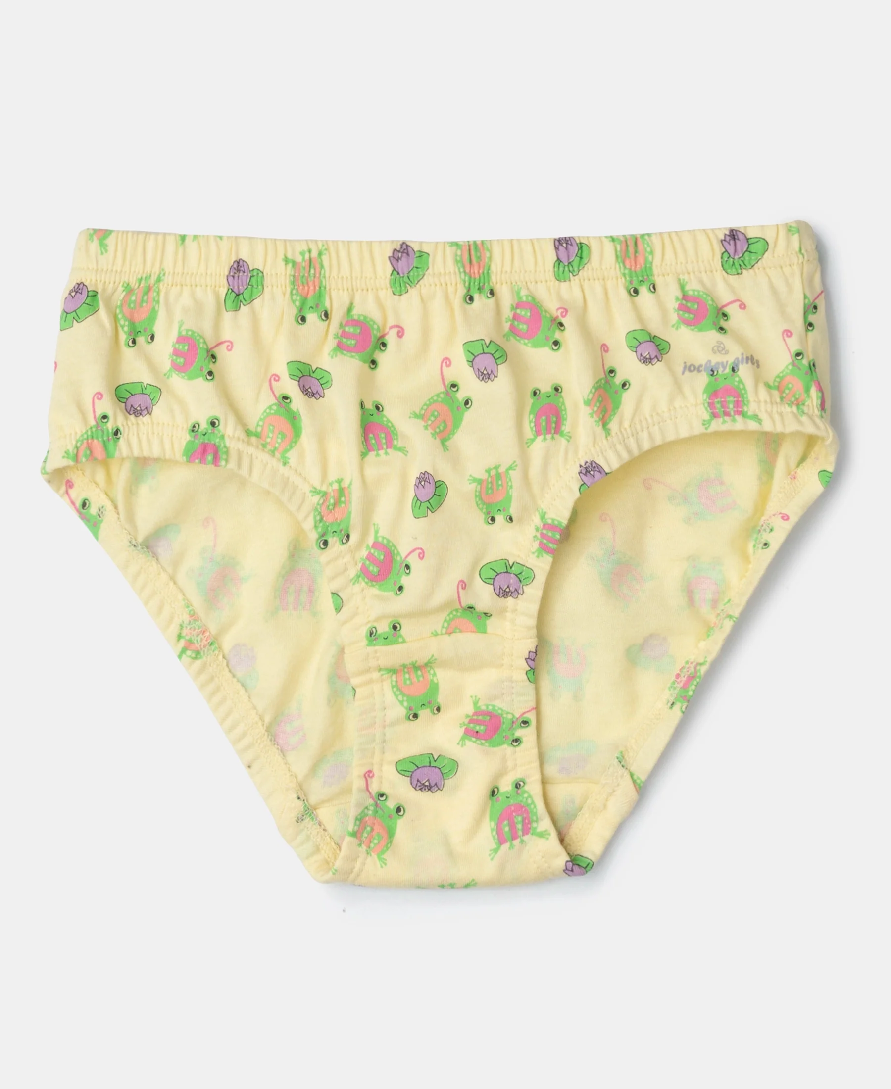 Super Combed Cotton Printed Panty with Ultrasoft Waistband - Fairy Tale, Lemon Meringue & Salmon Rose (Pack of 3) - Image 4