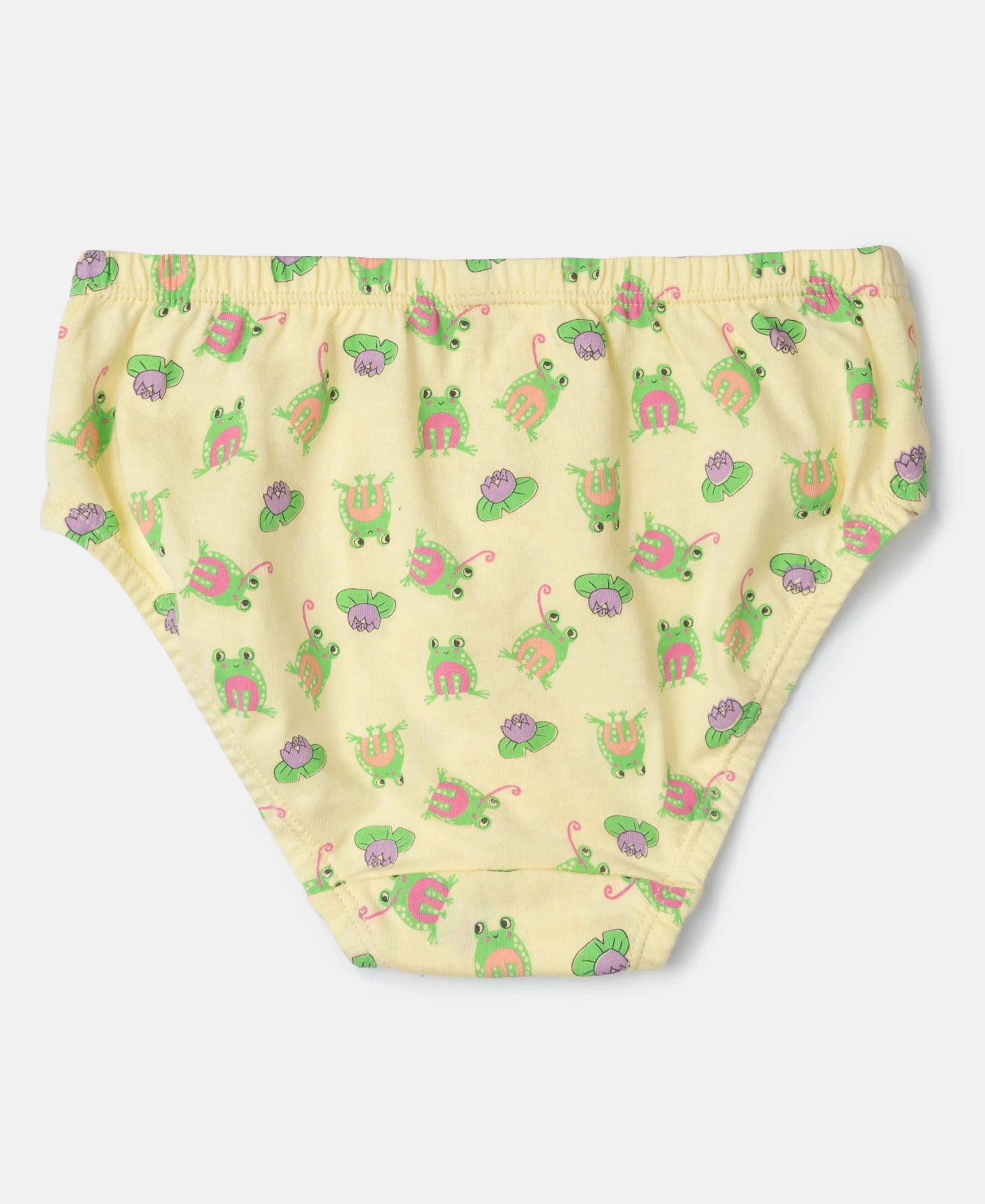 Super Combed Cotton Printed Panty with Ultrasoft Waistband - Fairy Tale, Lemon Meringue & Salmon Rose (Pack of 3) - Image 6