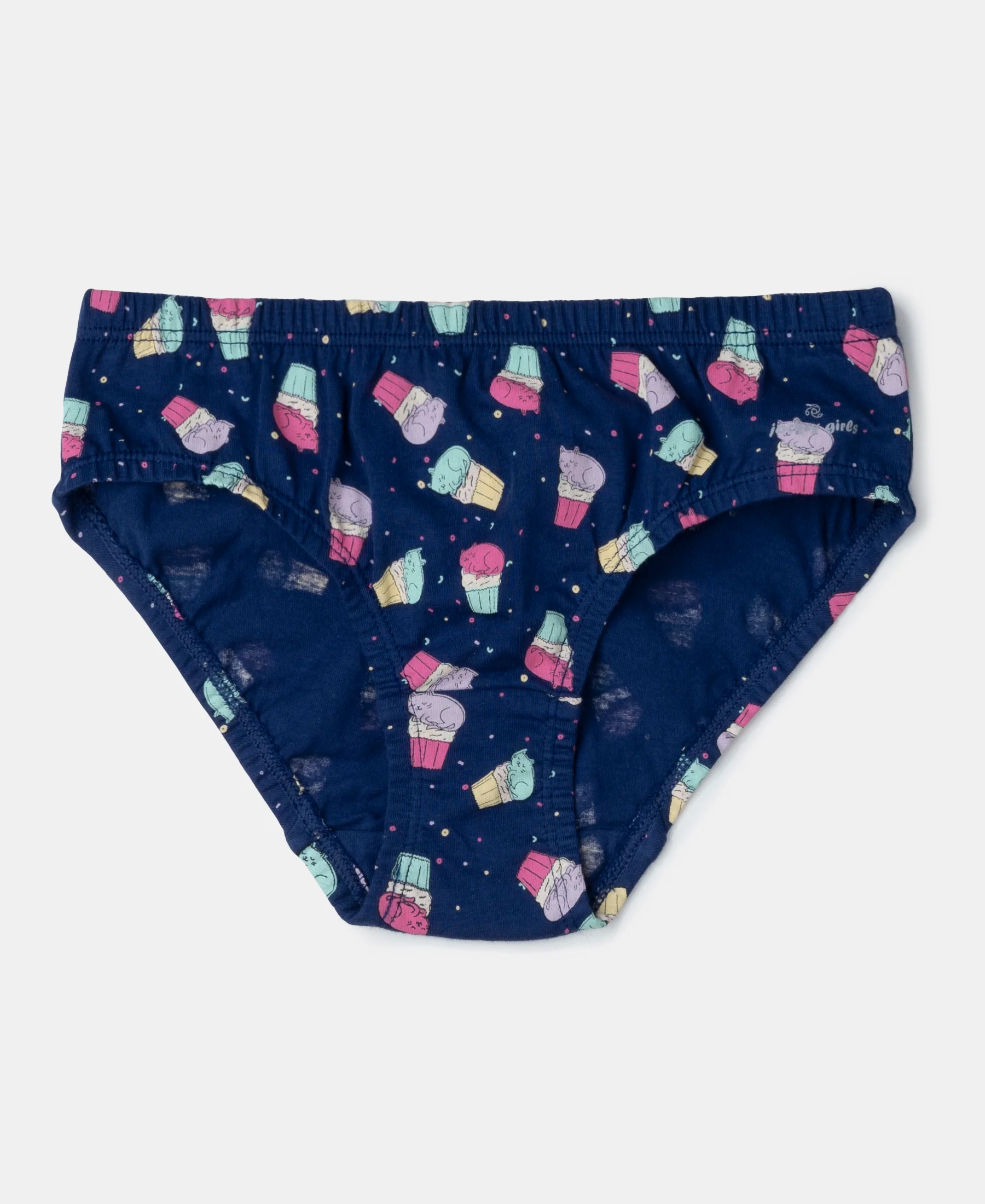 Super Combed Cotton Printed Panty with Ultrasoft Waistband - Fairy Tale, Salmon Rose & Blue Depths (Pack of 3) - Image 4