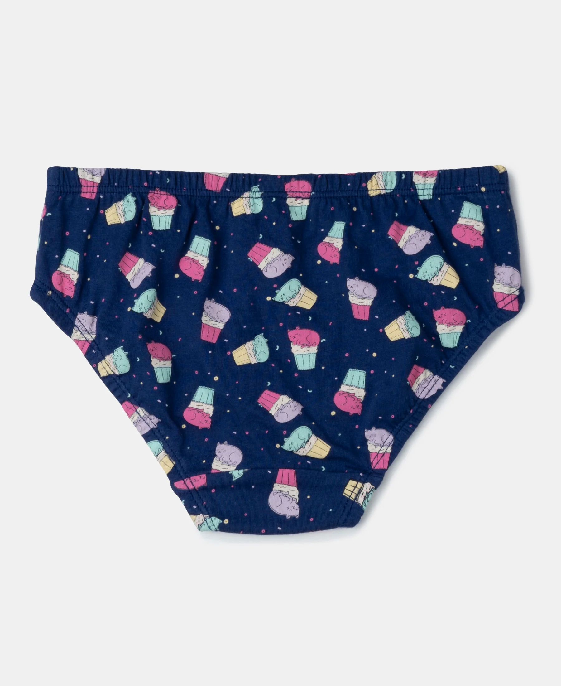 Super Combed Cotton Printed Panty with Ultrasoft Waistband - Fairy Tale, Salmon Rose & Blue Depths (Pack of 3) - Image 6