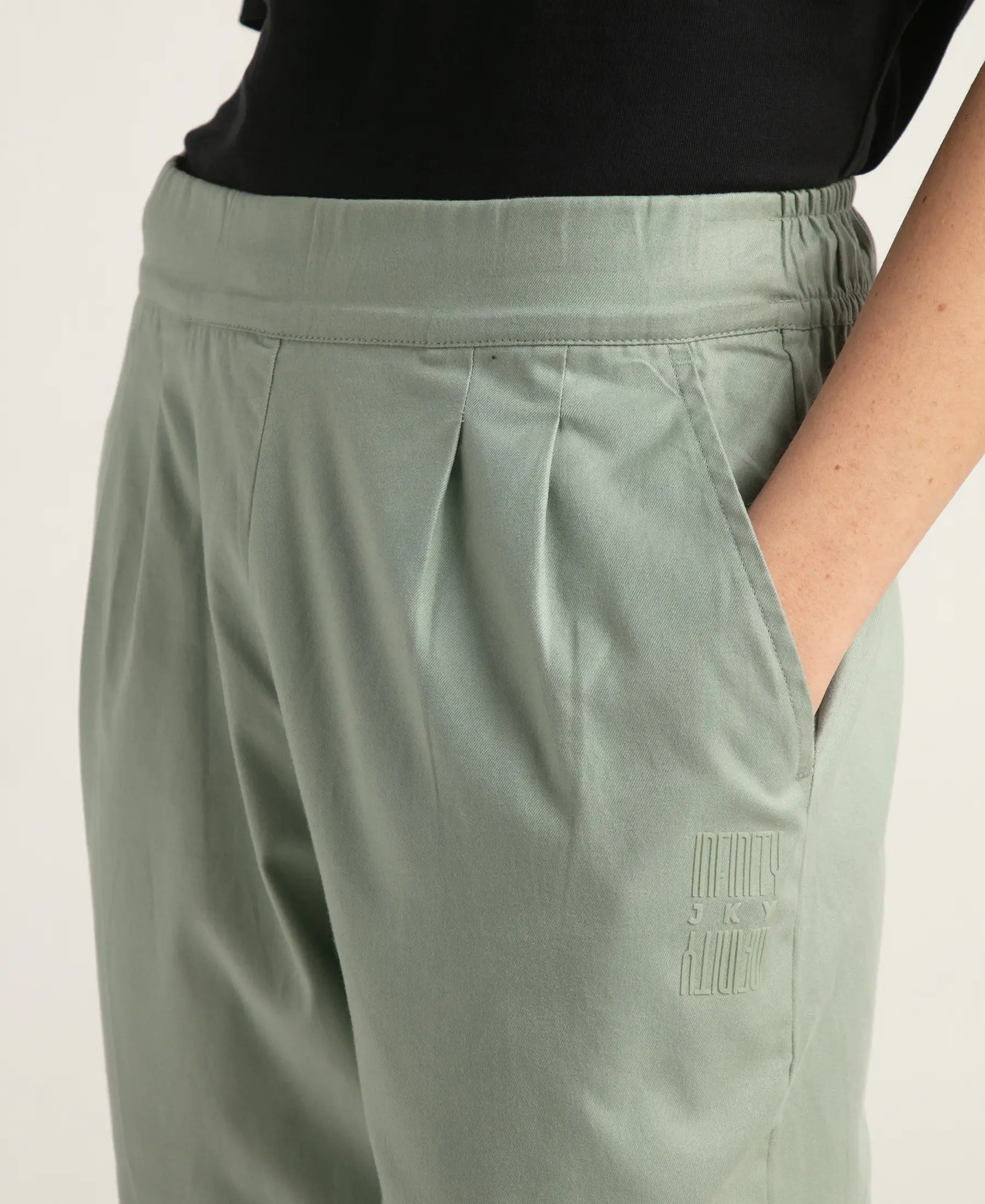 Super Combed Cotton Regular Fit Hybrid Pants - Iceberg Green - Image 8