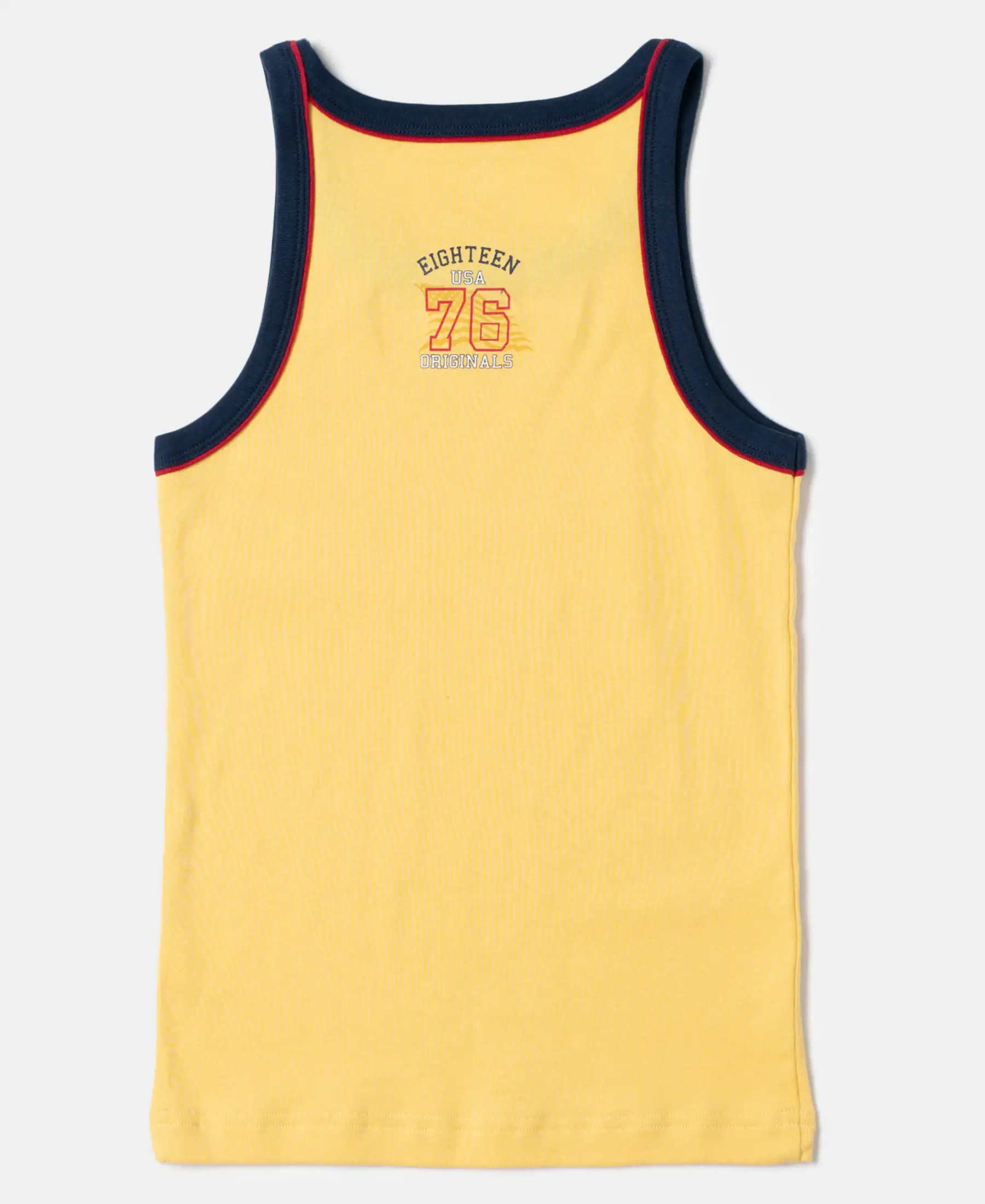 Super Combed Cotton Rib Fabric Sleeveless Vest - Assorted Colors - Image 9