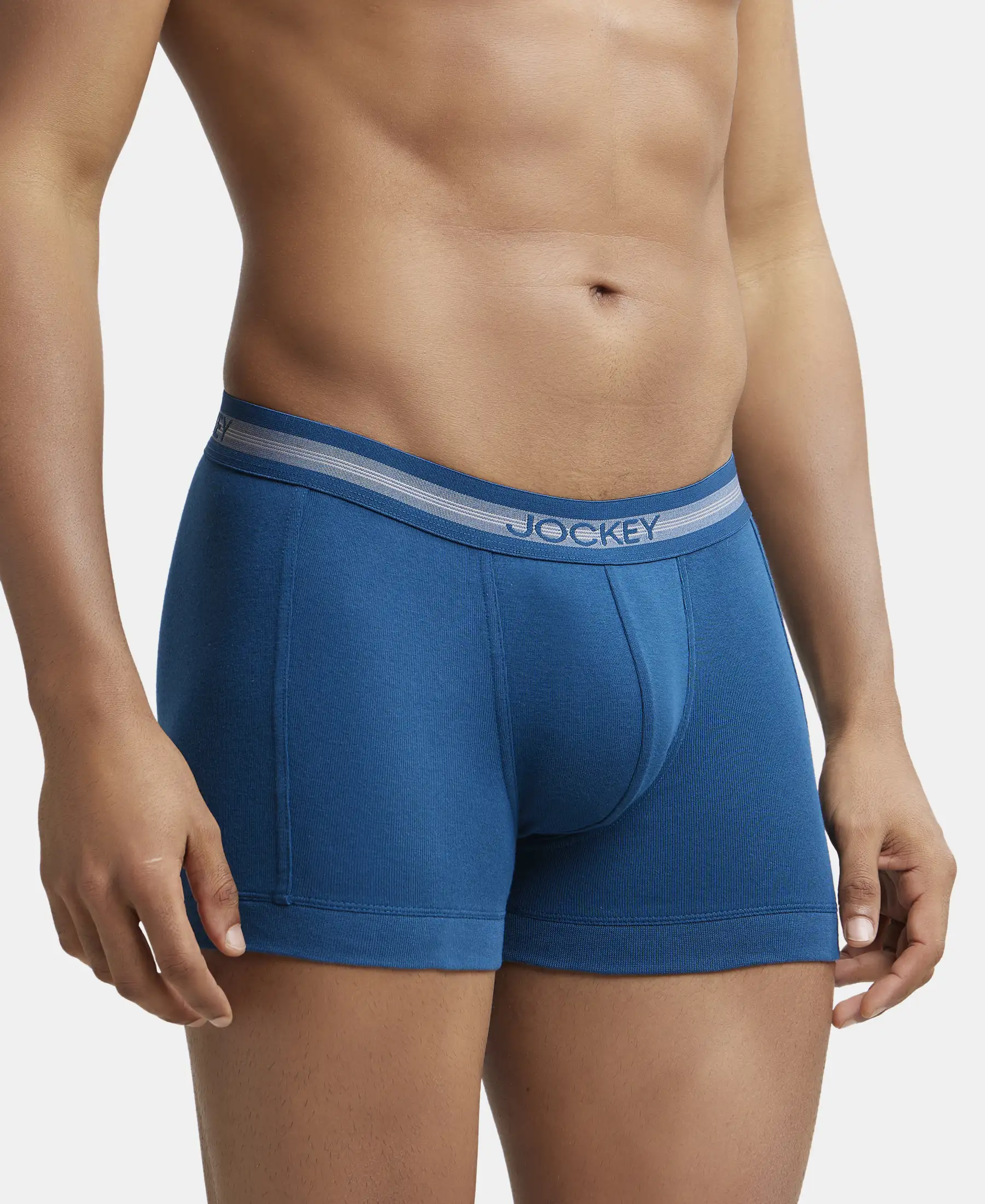Super Combed Cotton Rib Solid Trunk with StayFresh Treatment - Poseidon - Image 2