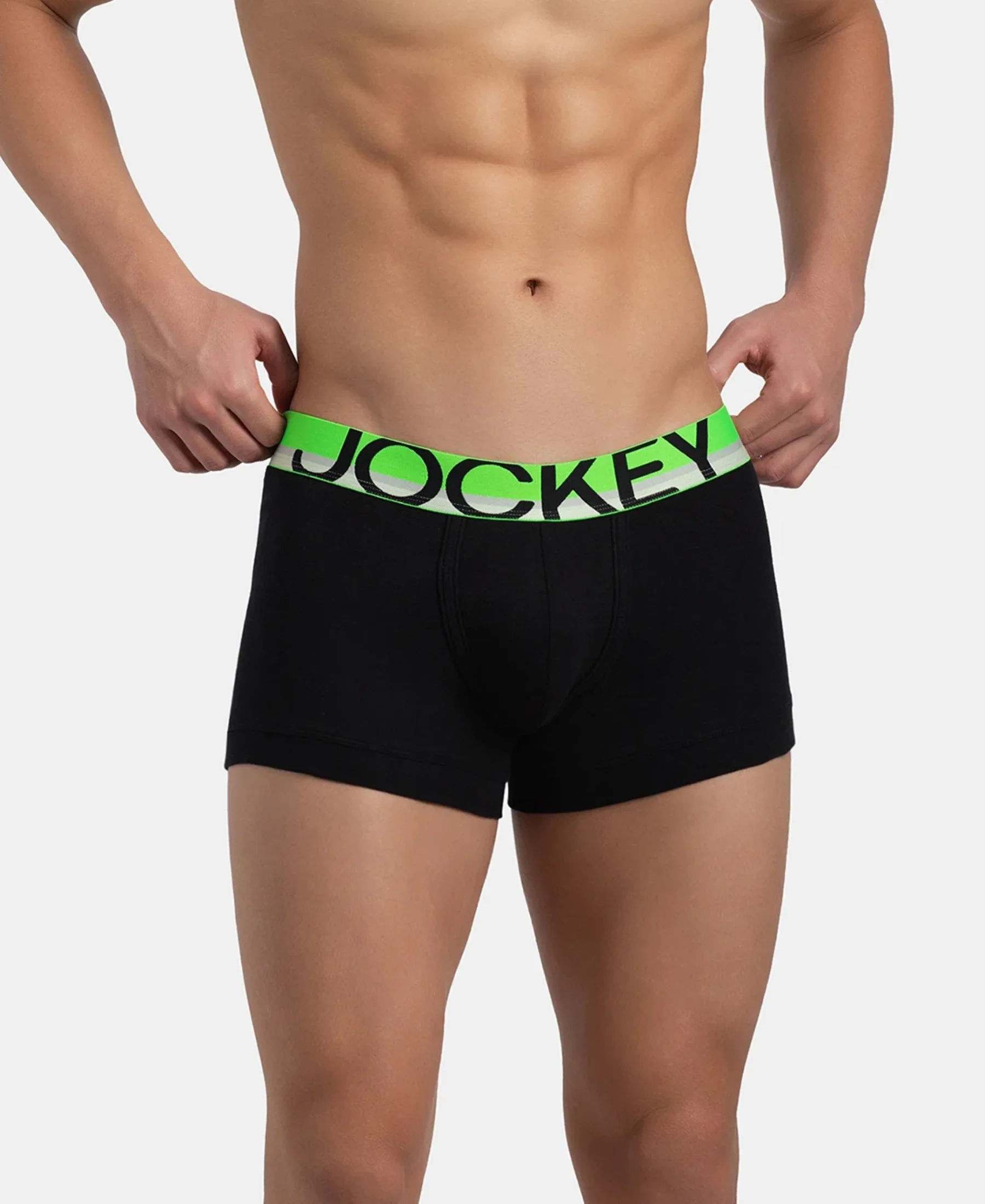 Super Combed Cotton Rib Solid Trunk with Ultrasoft Waistband - New Black - Image 5