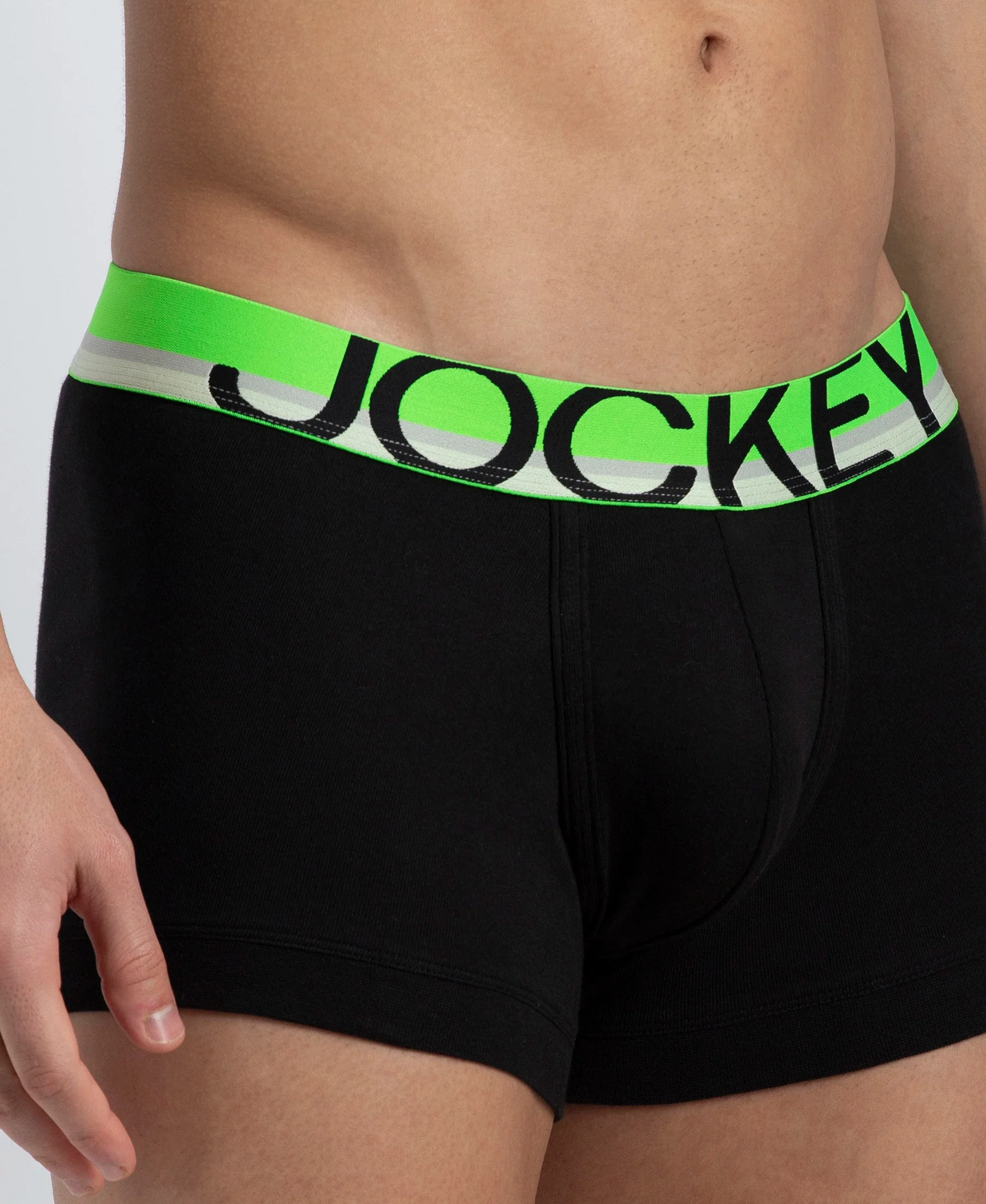 Super Combed Cotton Rib Solid Trunk with Ultrasoft Waistband - New Black - Image 6
