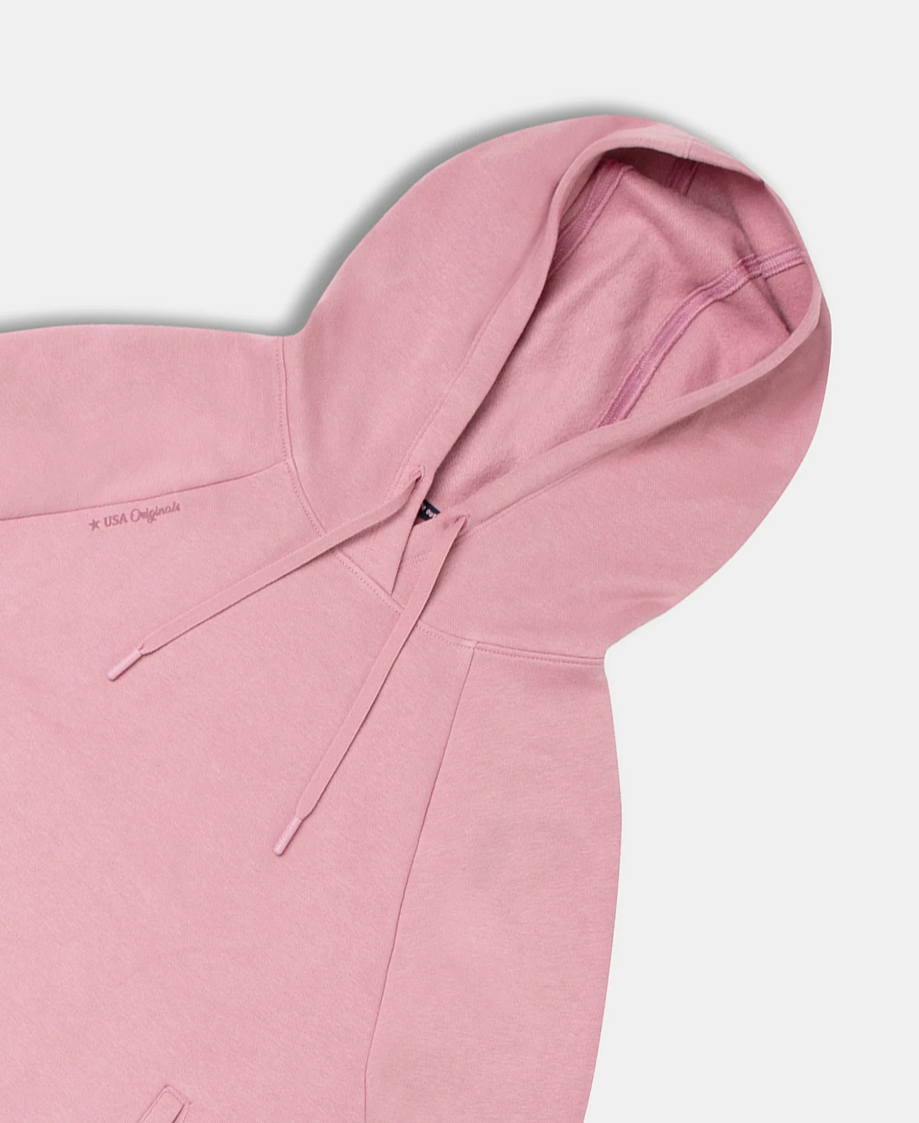 Super Combed Cotton Rich Fleece Fabric Raglan Sleeve Hoodie Sweatshirt - Lilas - Image 9