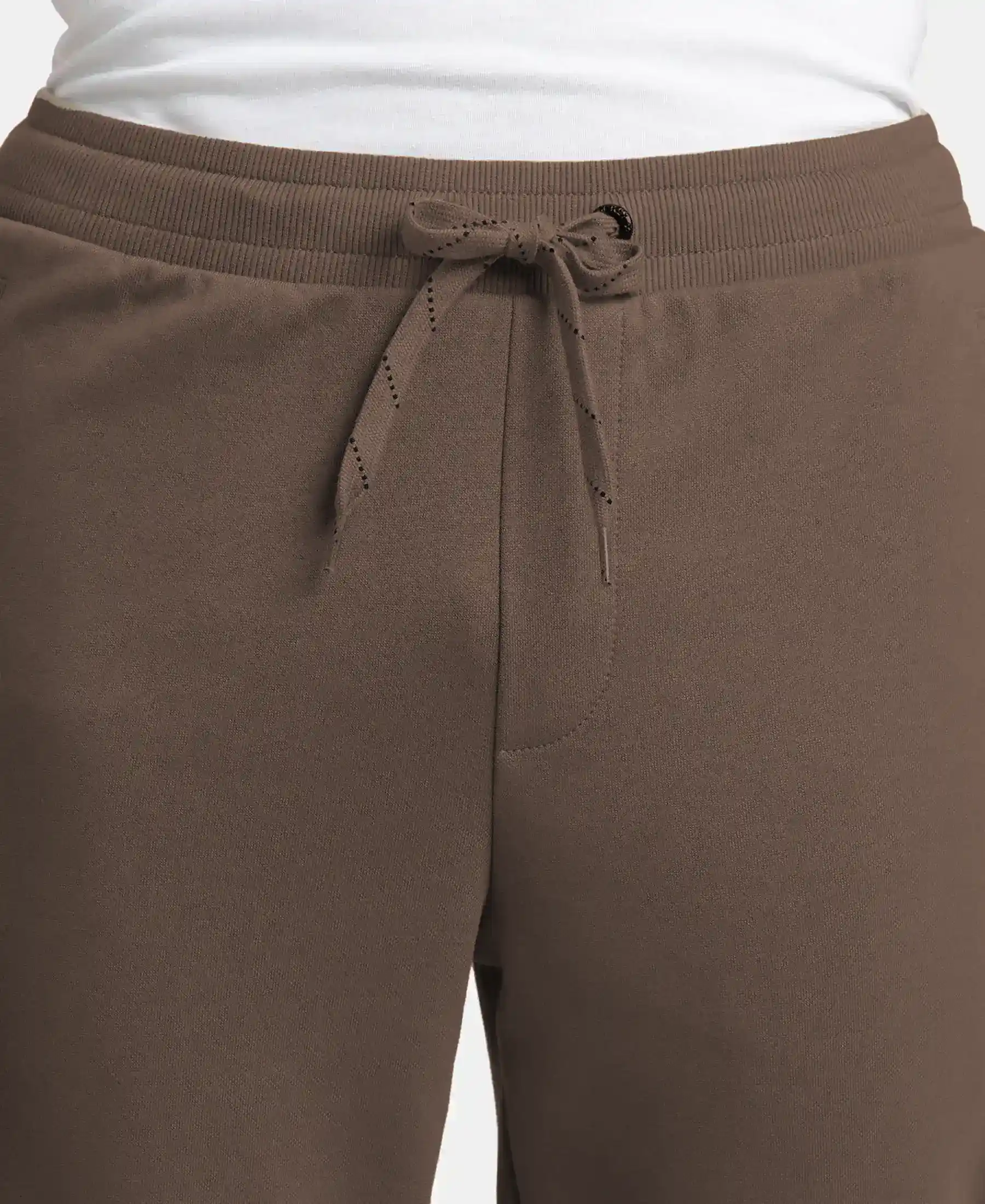 Super Combed Cotton Rich Pique Slim Fit Trackpant with Side Zipper Pockets - Dark Khaki - Image 6