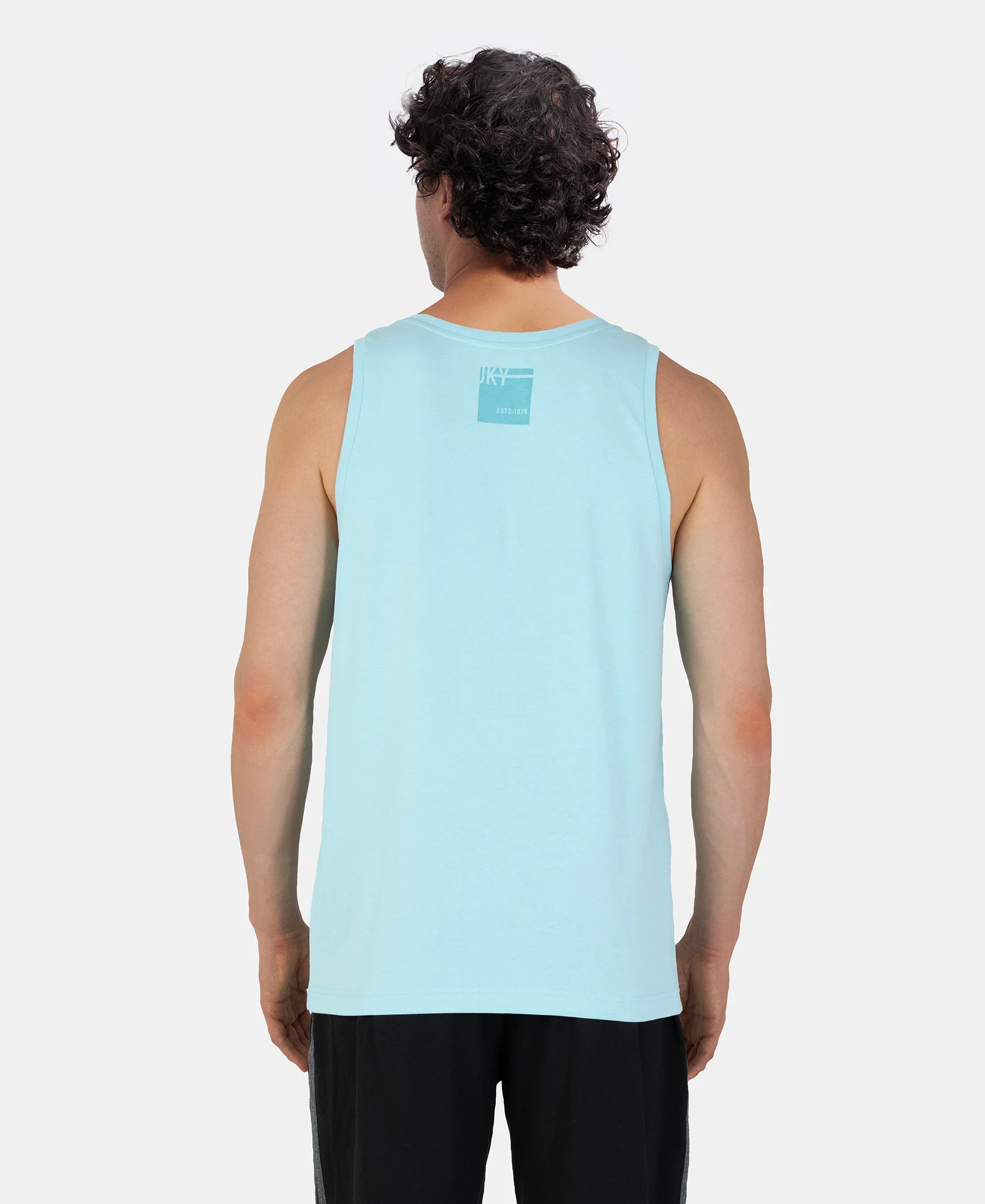 Super Combed Cotton Rich Graphic Printed Tank Top - Sea Angel - Image 3