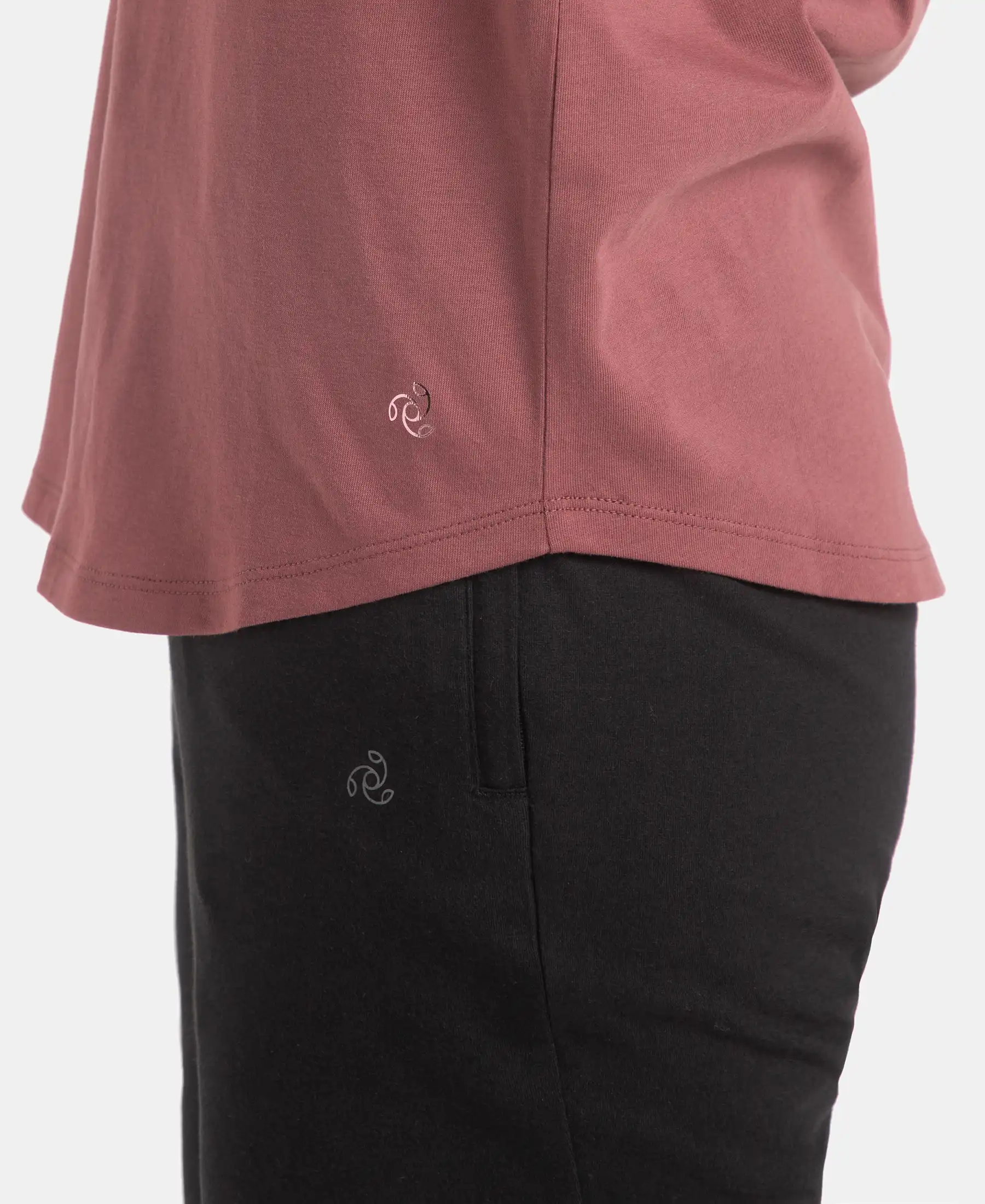 Super Combed Cotton Rich Relaxed Fit Solid Curved Hem Styled Half Sleeve T-Shirt - Wild Ginger - Image 8