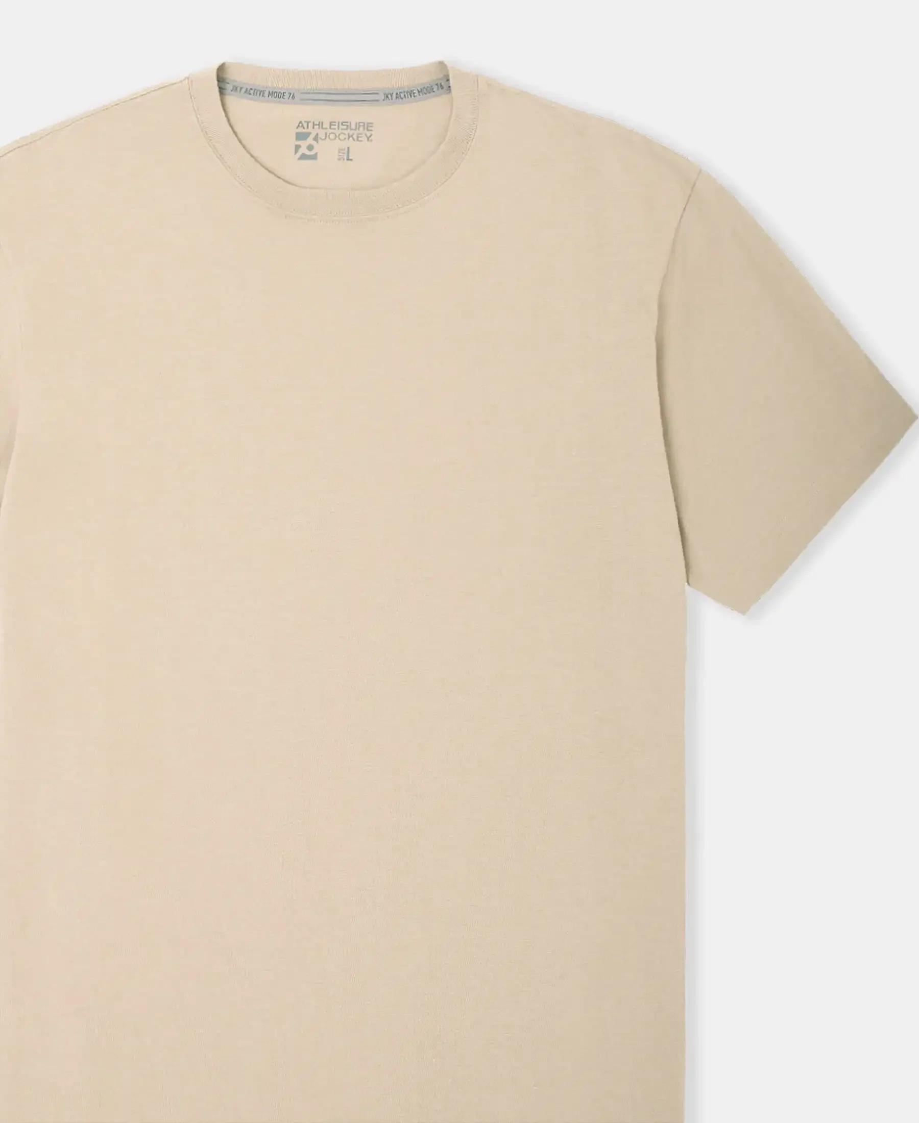 Super Combed Cotton Rich Round Neck Half Sleeve T-Shirt - Desert Taupe - Image 9