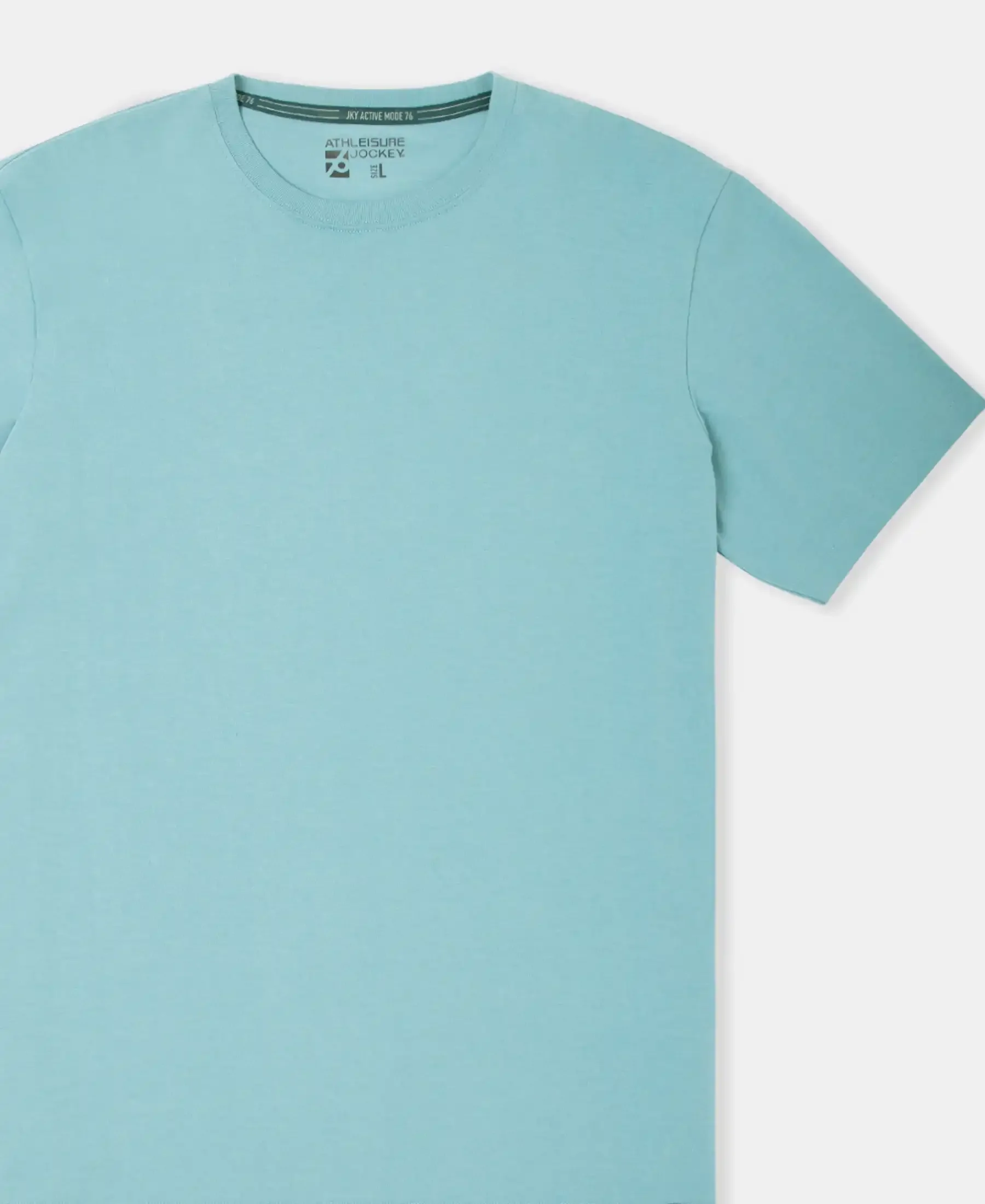 Super Combed Cotton Rich Round Neck Half Sleeve T-Shirt - Provincial Blue - Image 8