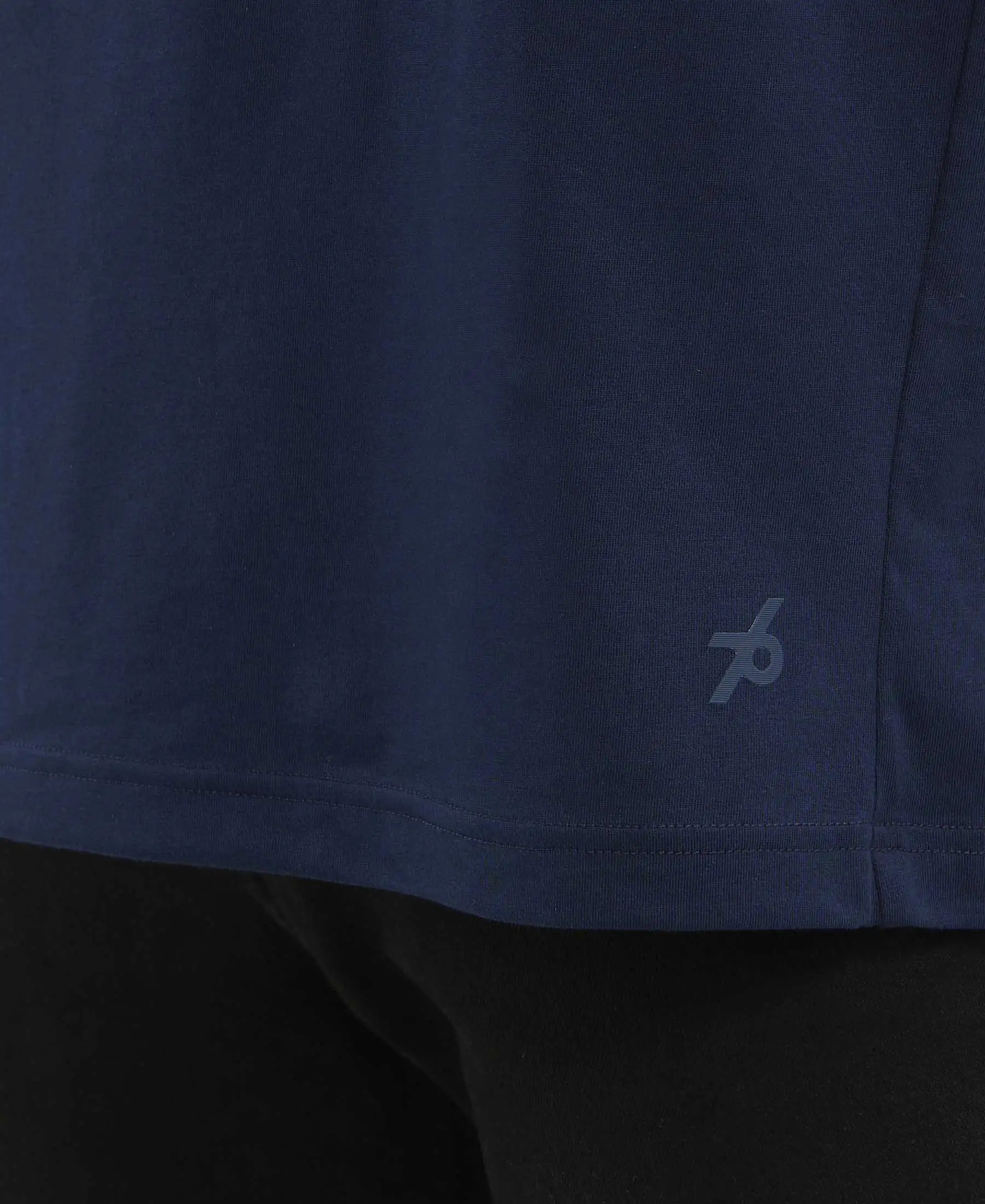 Super Combed Cotton Rich Solid Round Neck Full Sleeve T-Shirt - Navy - Image 7