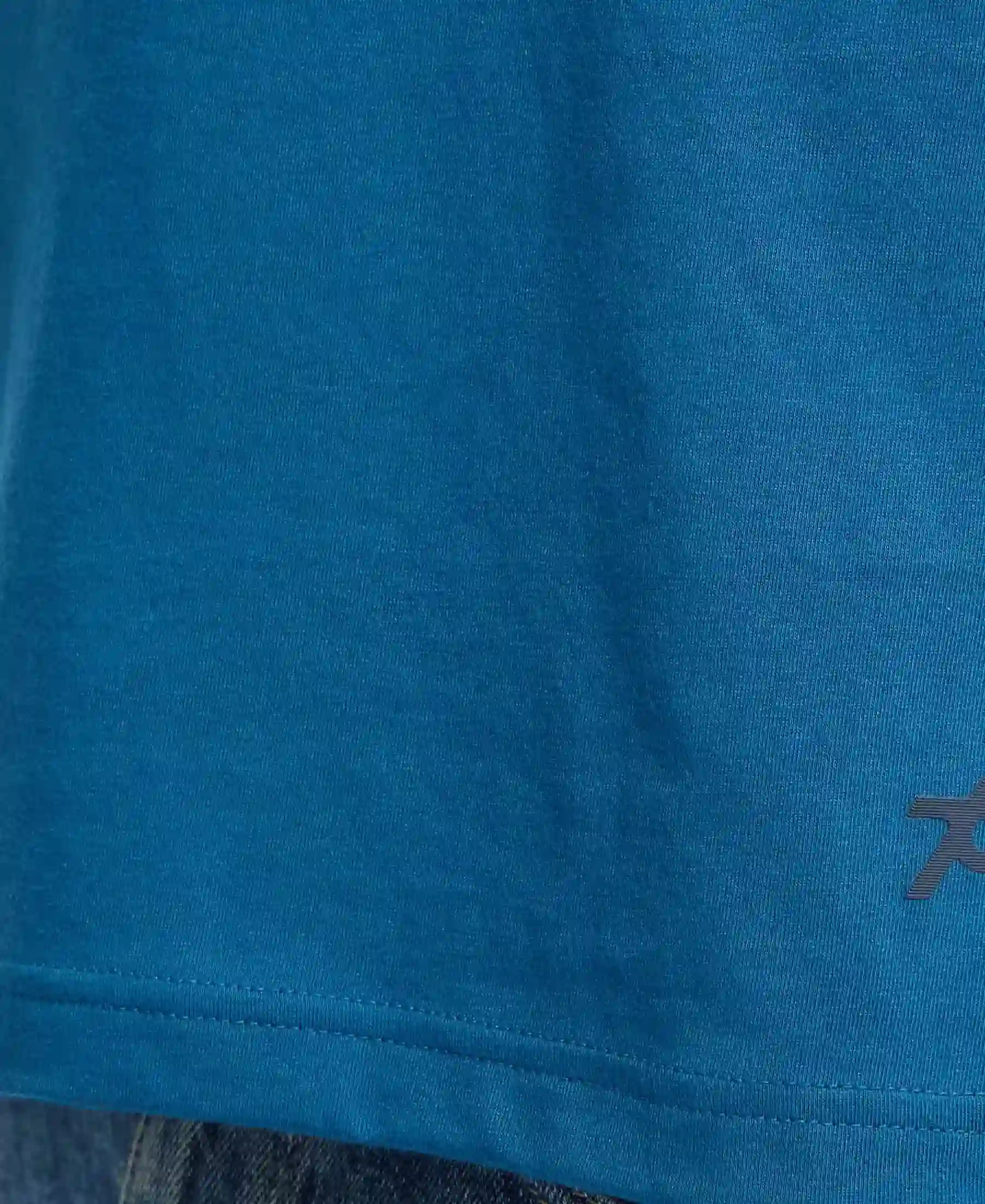 Super Combed Cotton Rich Solid V Neck Half Sleeve T-Shirt  - Seaport Teal - Image 7