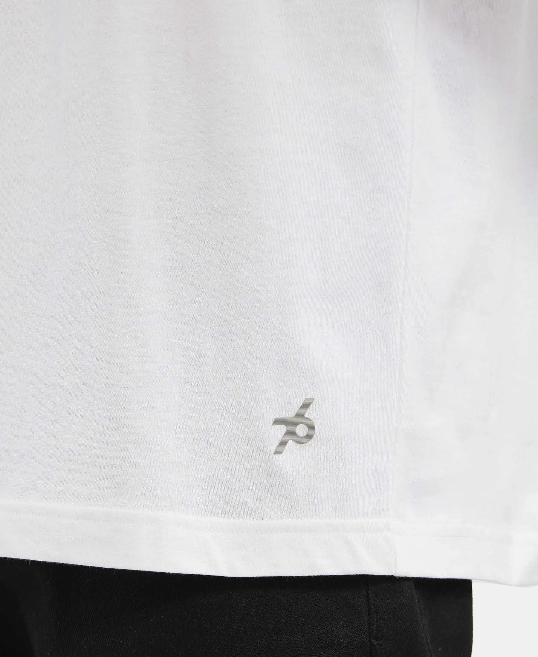 Super Combed Cotton Rich Solid V Neck Half Sleeve T-Shirt - White - Image 7