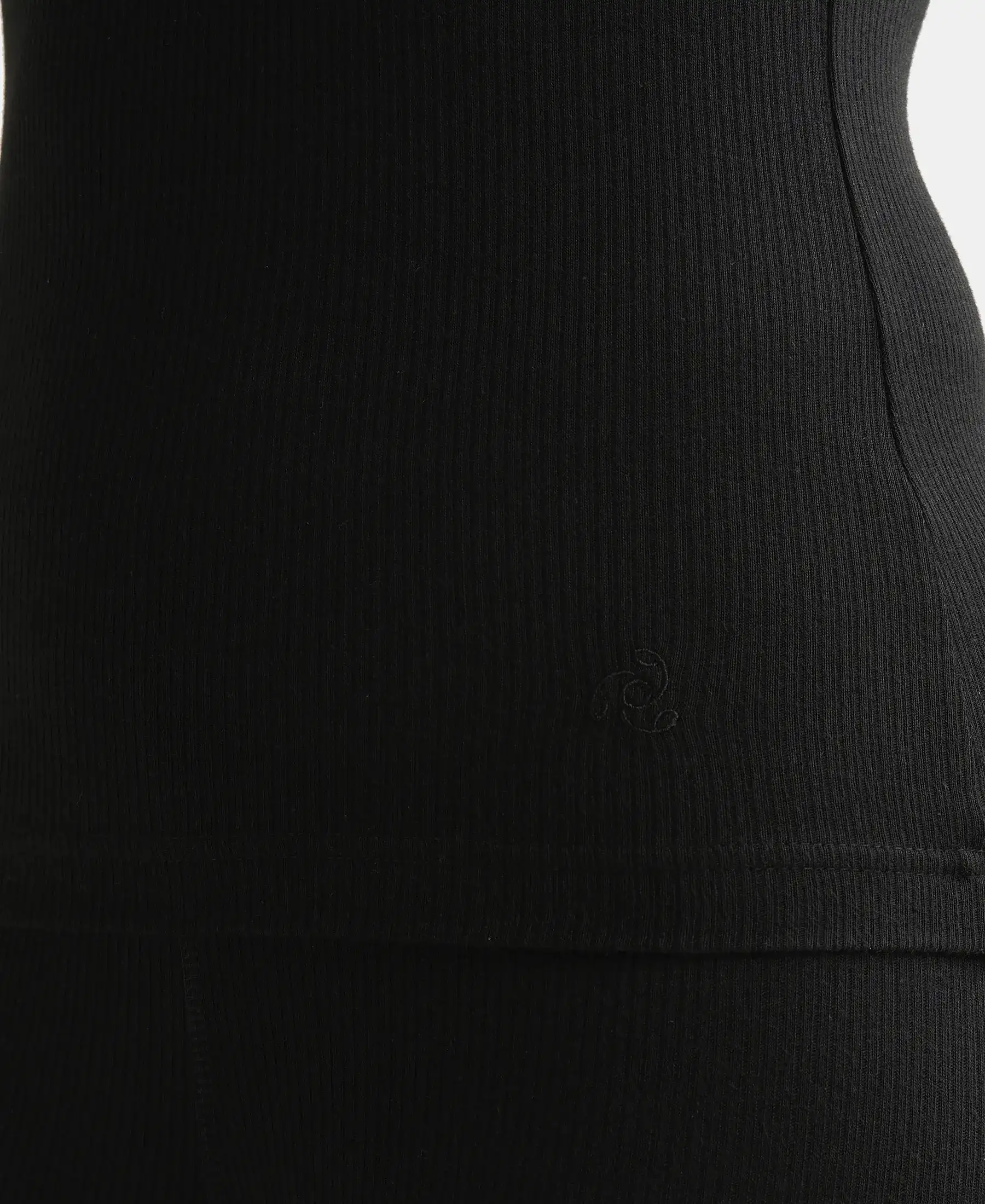 Extra Warmth Super Combed Cotton Rich Thermal Camisole with StayWarm Technology - Black - Image 7