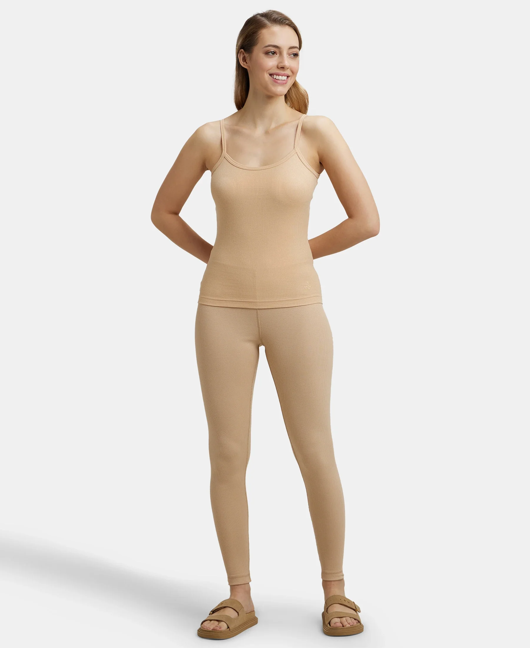 Extra Warmth Super Combed Cotton Rich Thermal Camisole with StayWarm Technology - Skin - Image 6