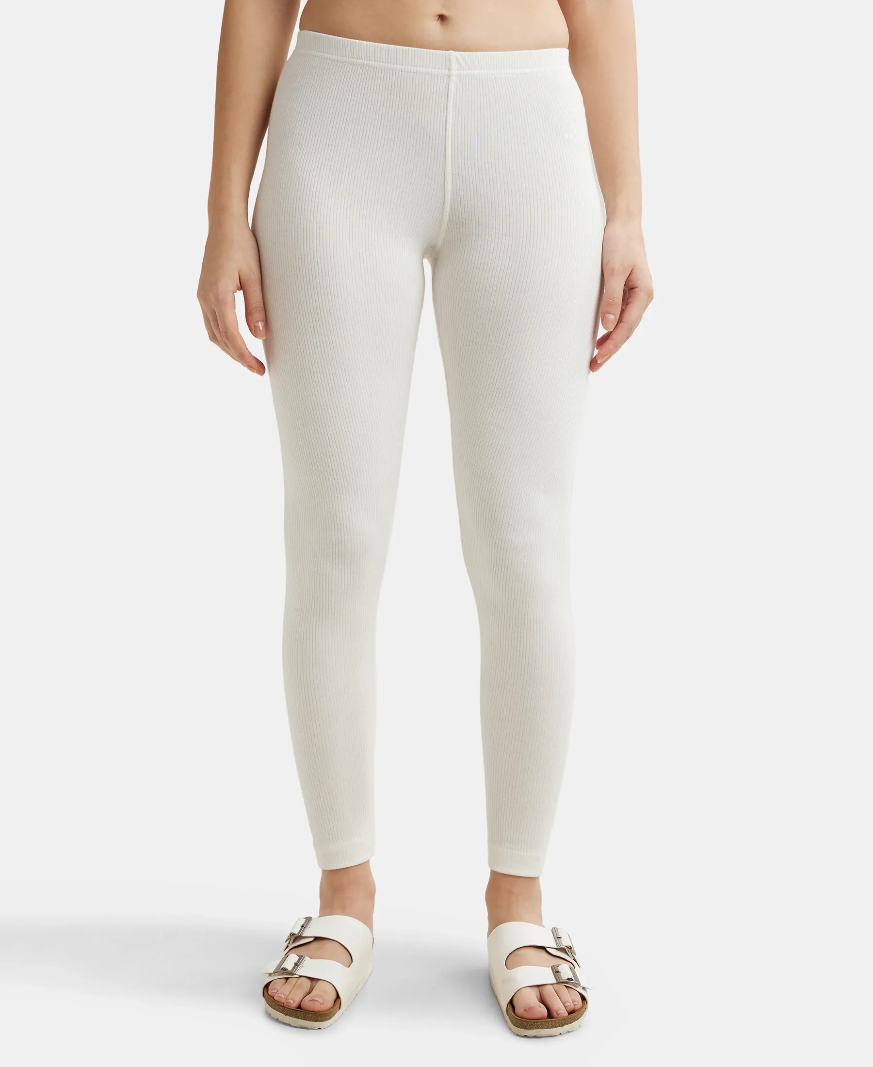 Extra Warmth Super Combed Cotton Rich Thermal Leggings with StayWarm Technology - Off White