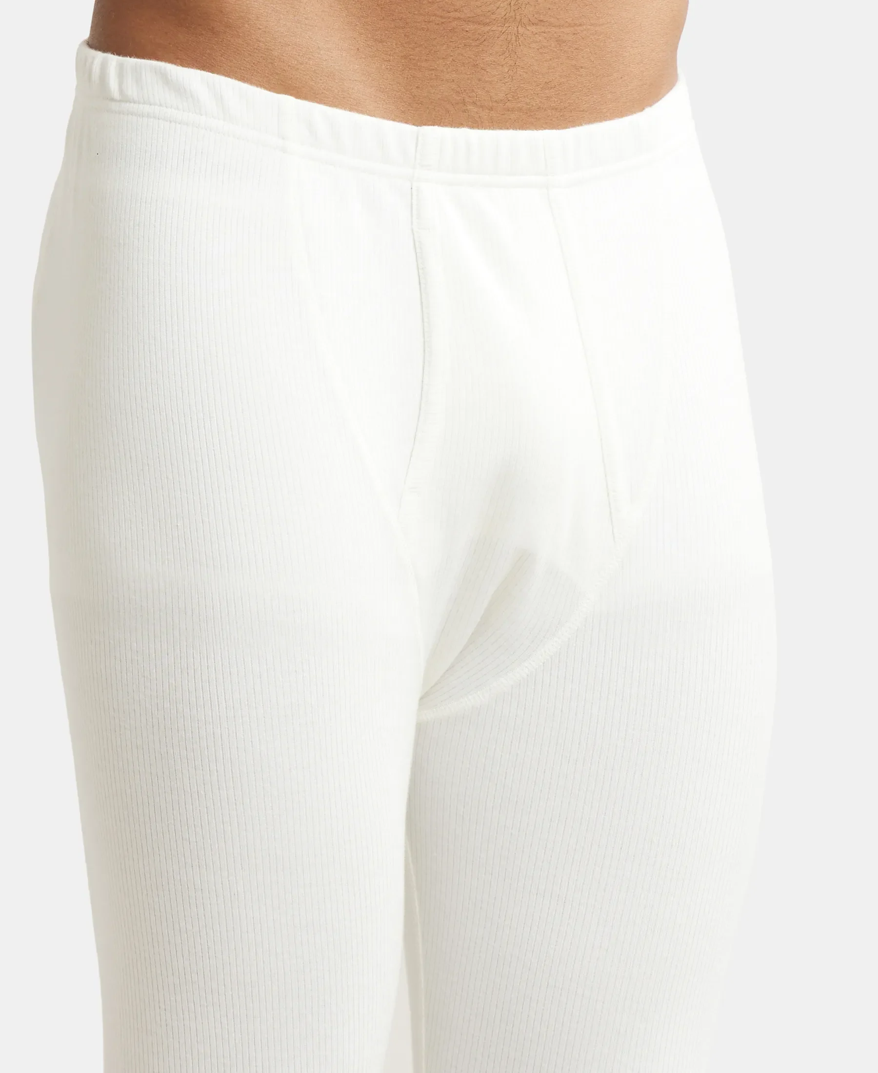 Extra Warmth Super Combed Cotton Rich Thermal Long Johns with StayWarm Technology - Off White - Image 7