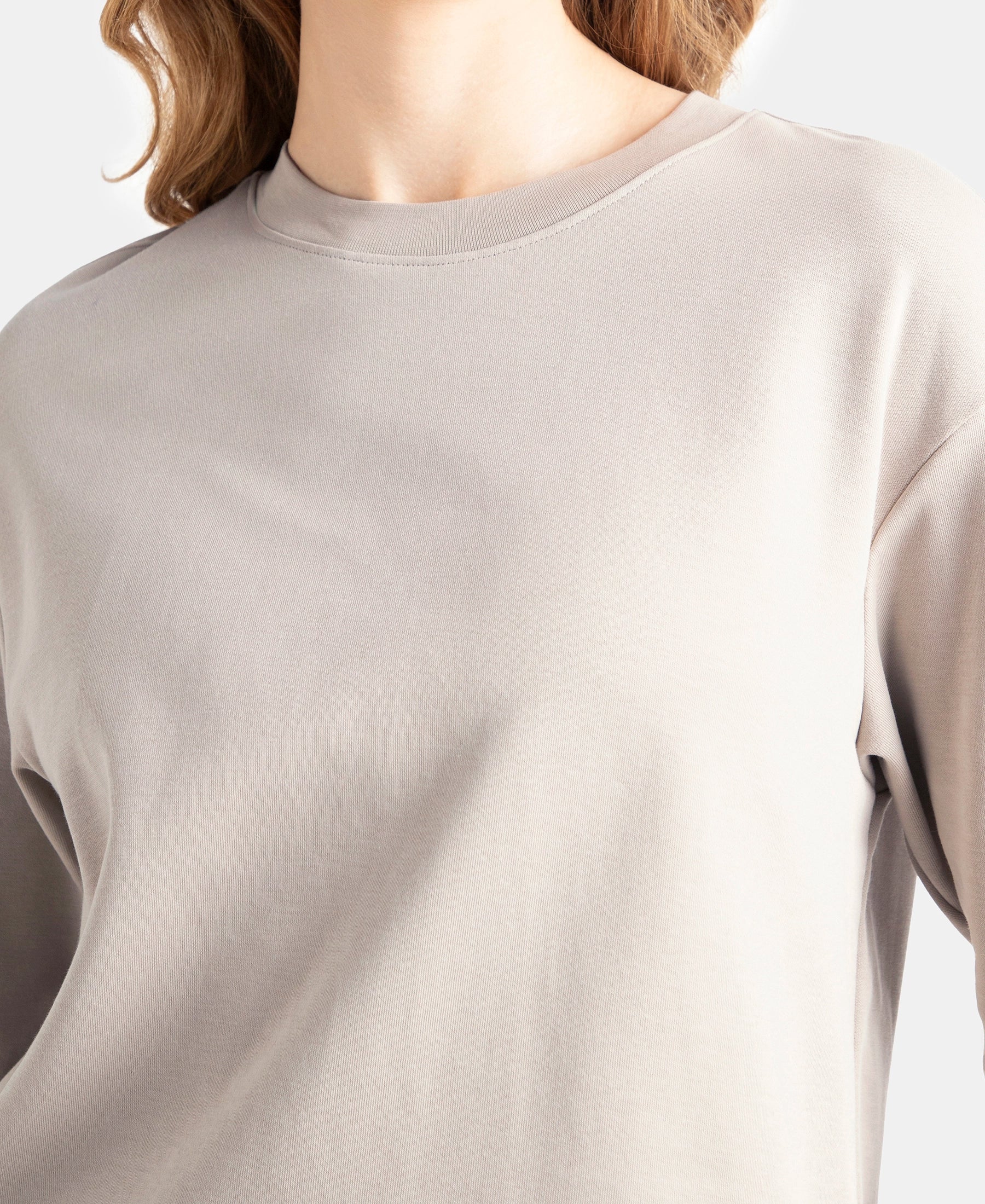 Super Combed Cotton Rich Three Quarter Sleeve Graphic Printed T-Shirt - Dove - Image 9