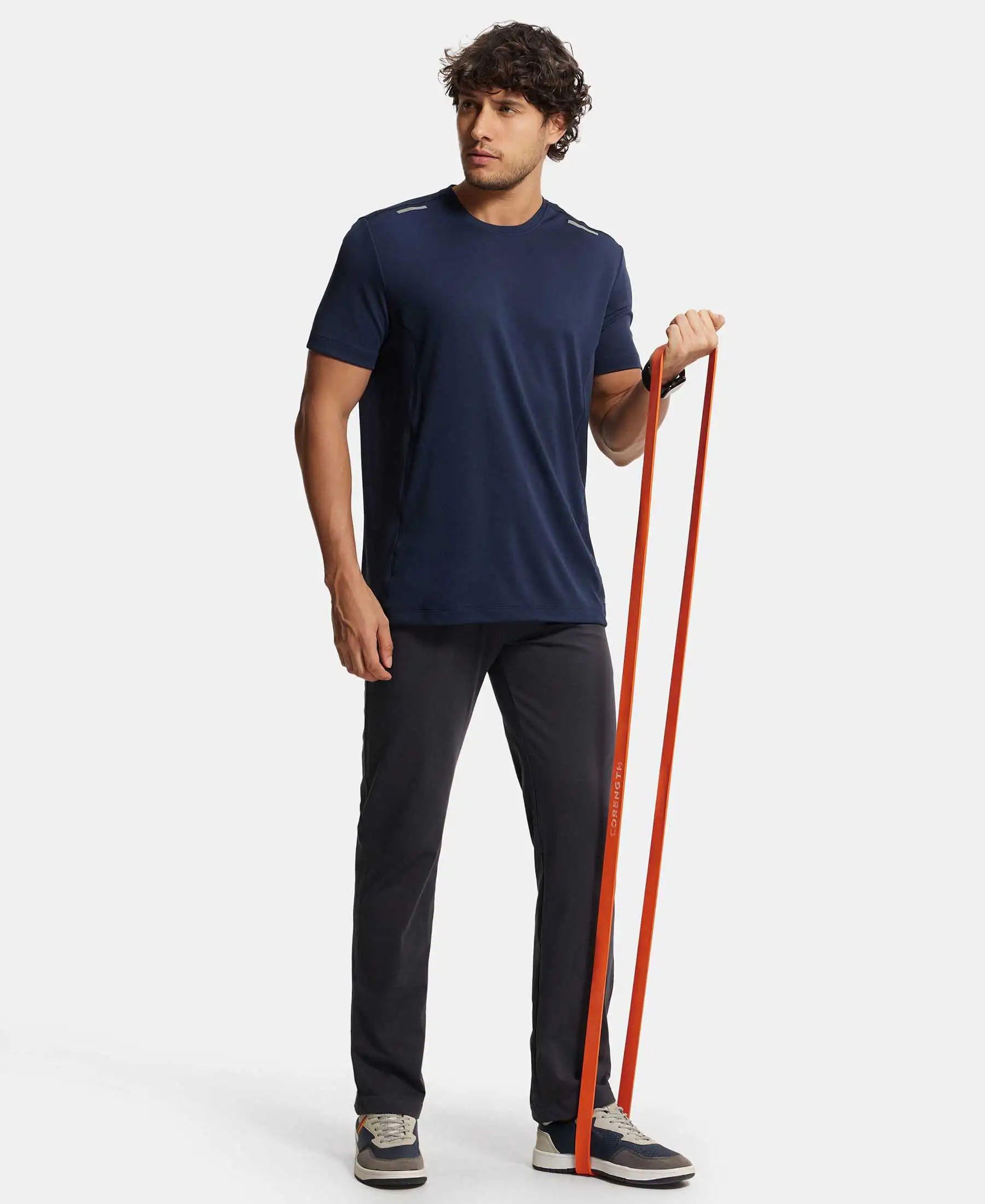 Super Combed Cotton Rich Trackpant with Pockets and StayFresh Treatment - Graphite - Image 6