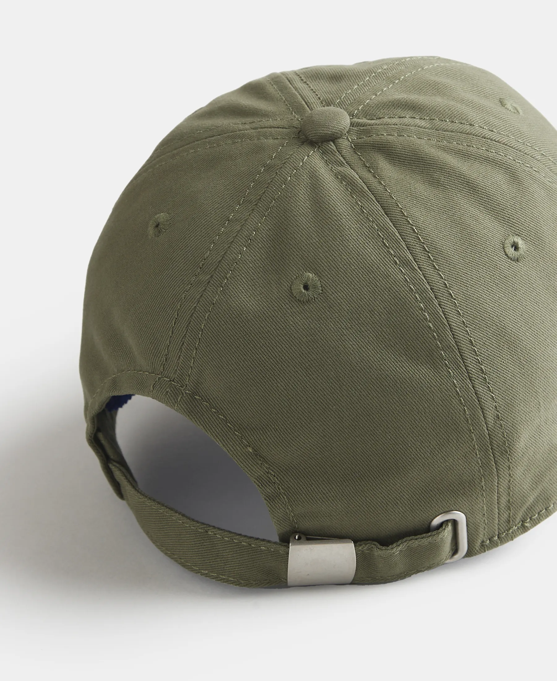 Super Combed Cotton Solid Cap with Adjustable Back Closure - Olive - Image 3