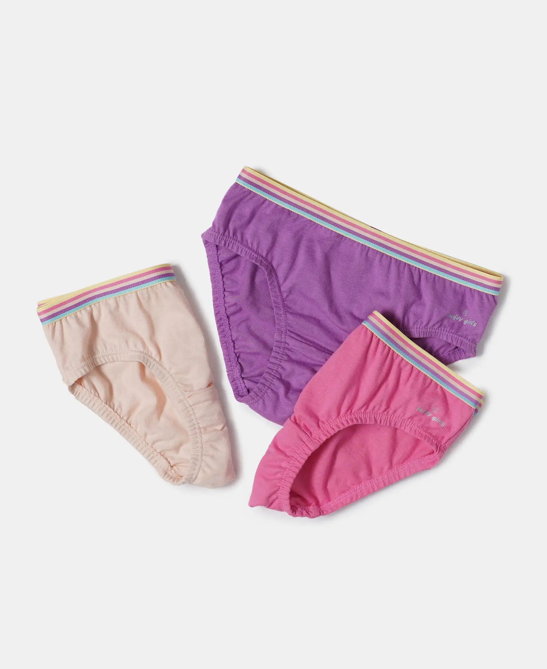 Super Combed Cotton Solid Panty with Ultrasoft Waistband - Assorted (Pack of 3) - Image 11