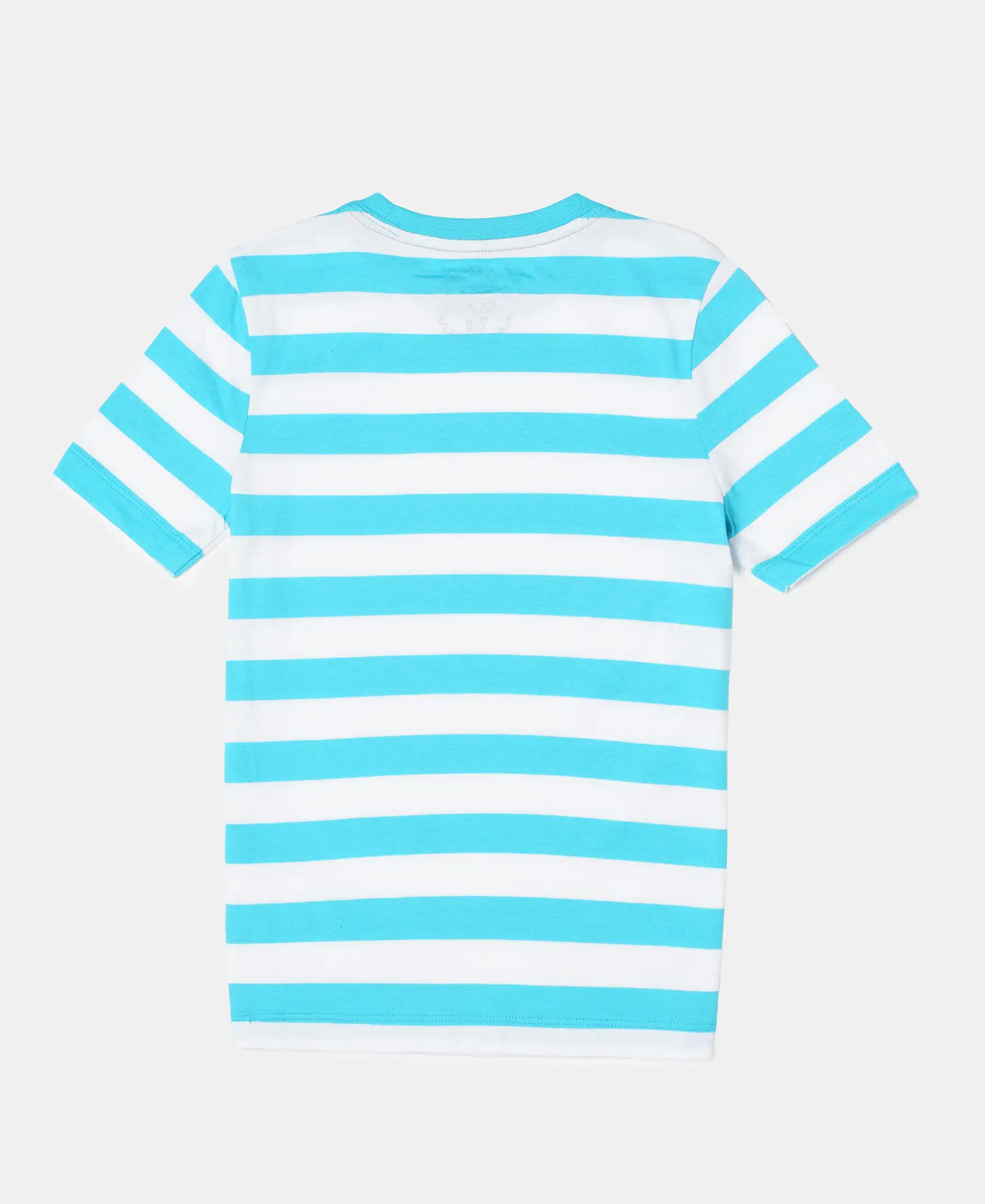 Boy's Super Combed Cotton Striped Half Sleeve T-Shirt - Assorted - Image 2