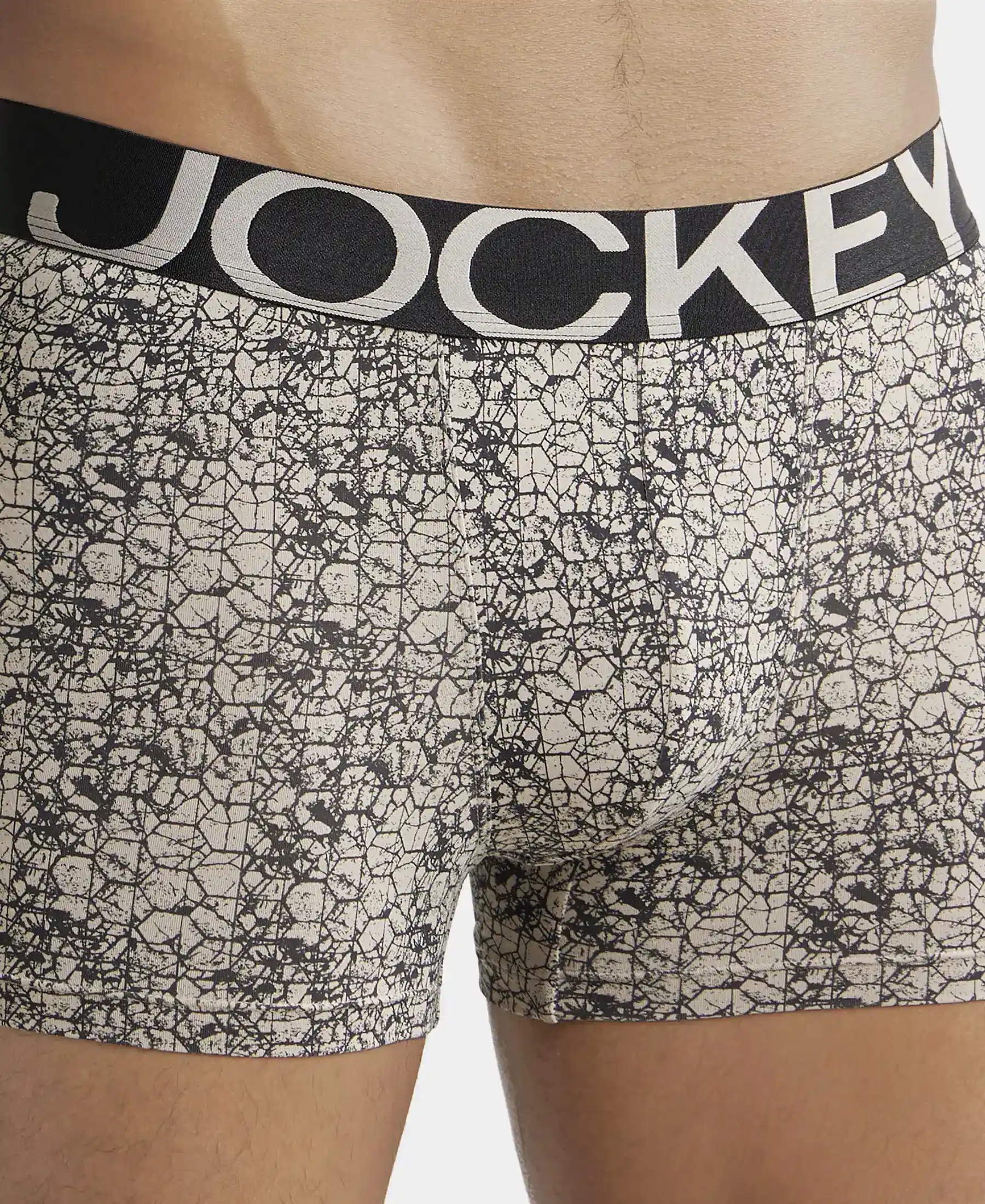 Tactel Microfiber Elastane Stretch Printed Trunk with Moisture Move Properties - String Base Printed - Image 6