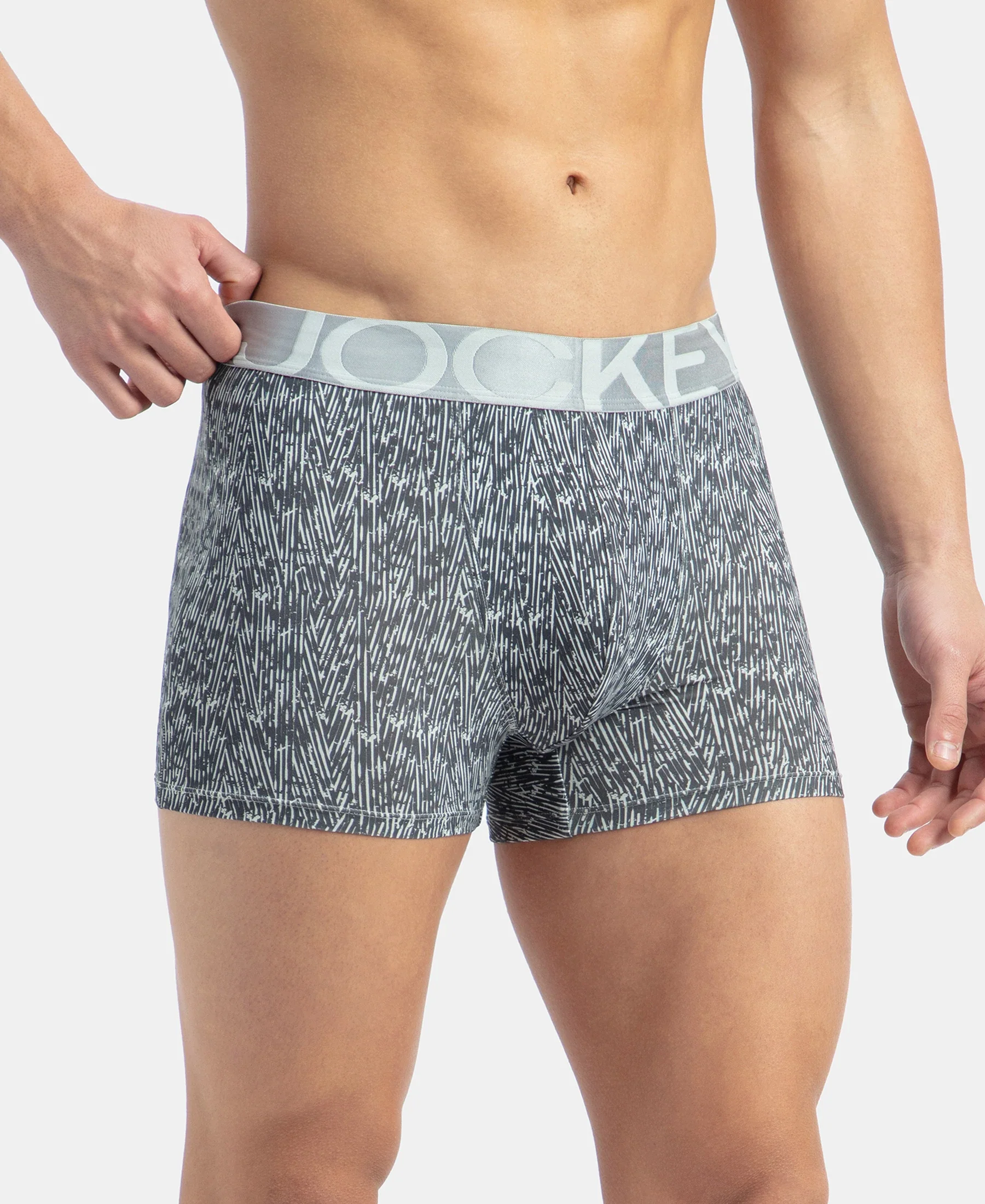 Tactel Microfiber Elastane Stretch Printed Trunk with Moisture Move Properties - High Rise - Image 2